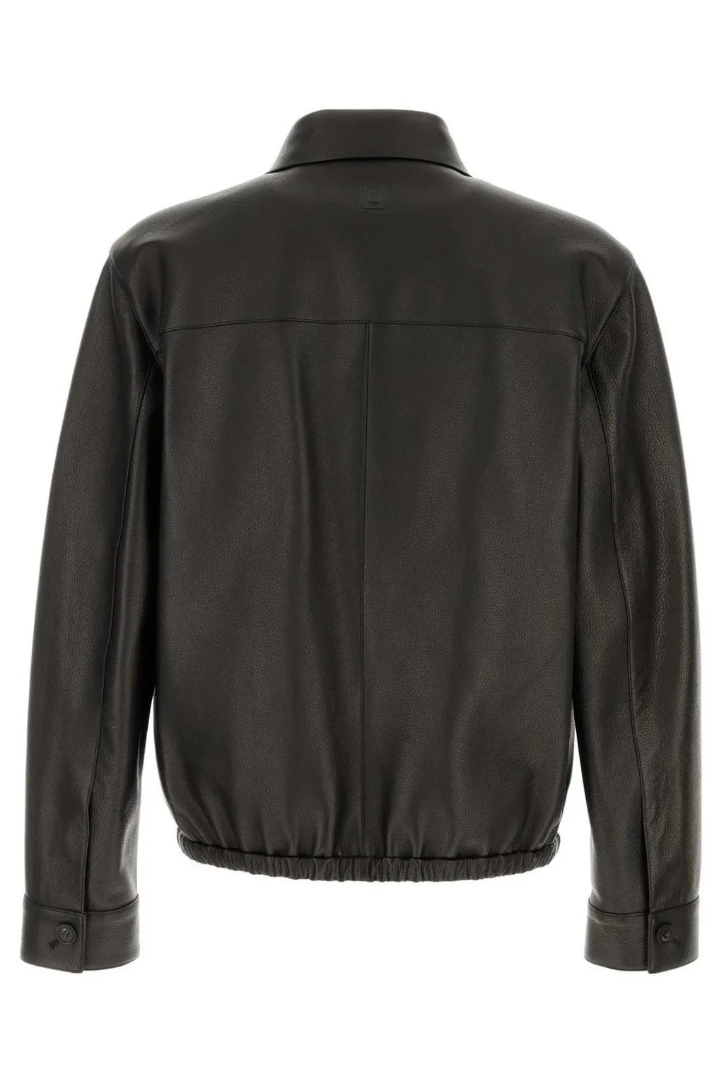 Ferragamo Zip-Up Leather Jacket