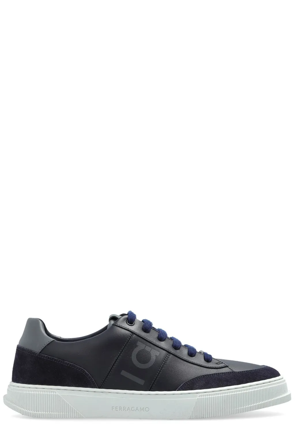 Ferragamo Gancini Printed Low-Top Sneakers