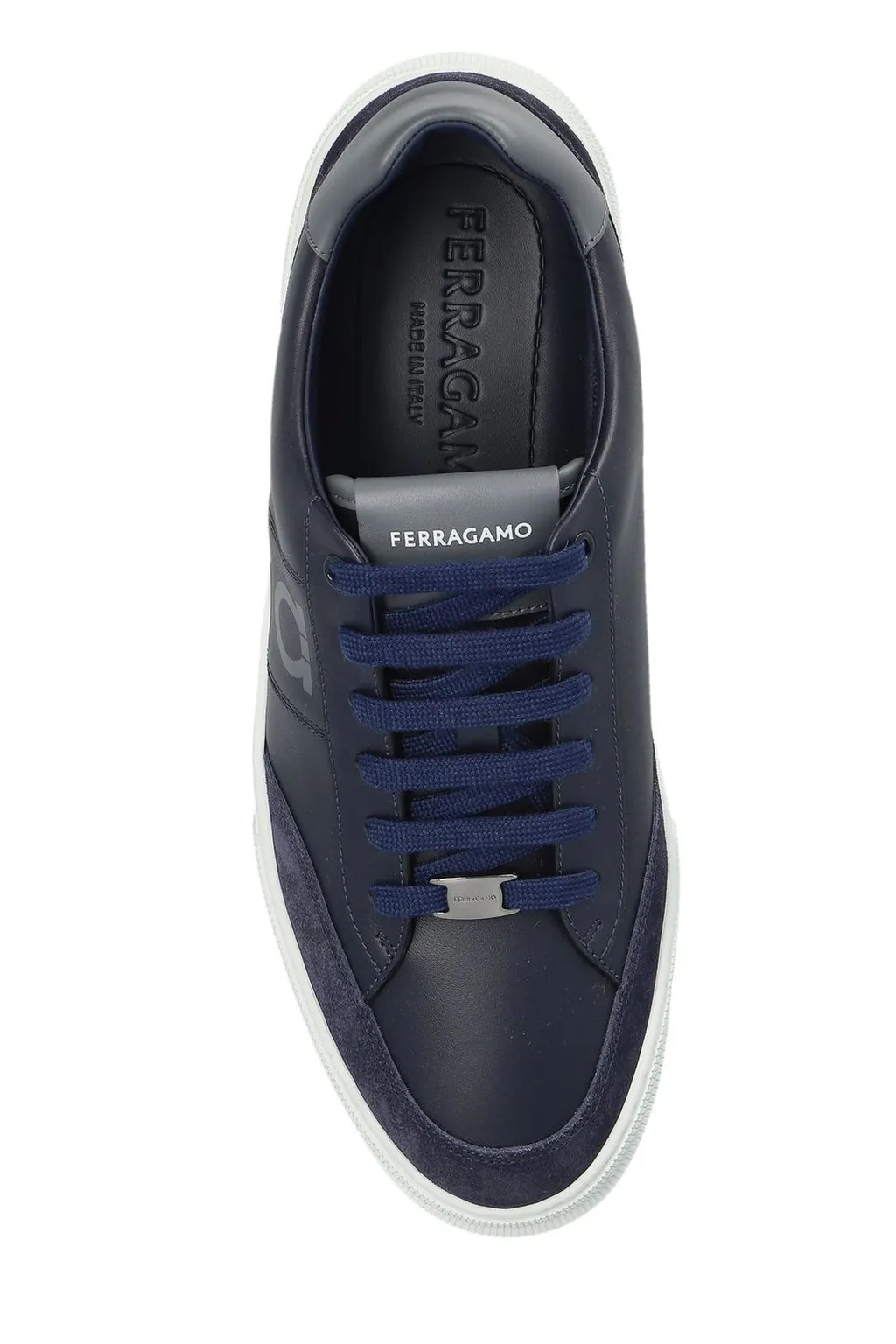 Ferragamo Gancini Printed Low-Top Sneakers