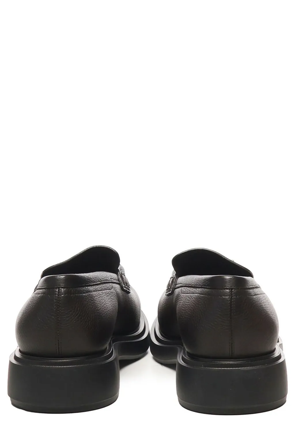 Ferragamo Gancini Plaque Slip-On Loafers