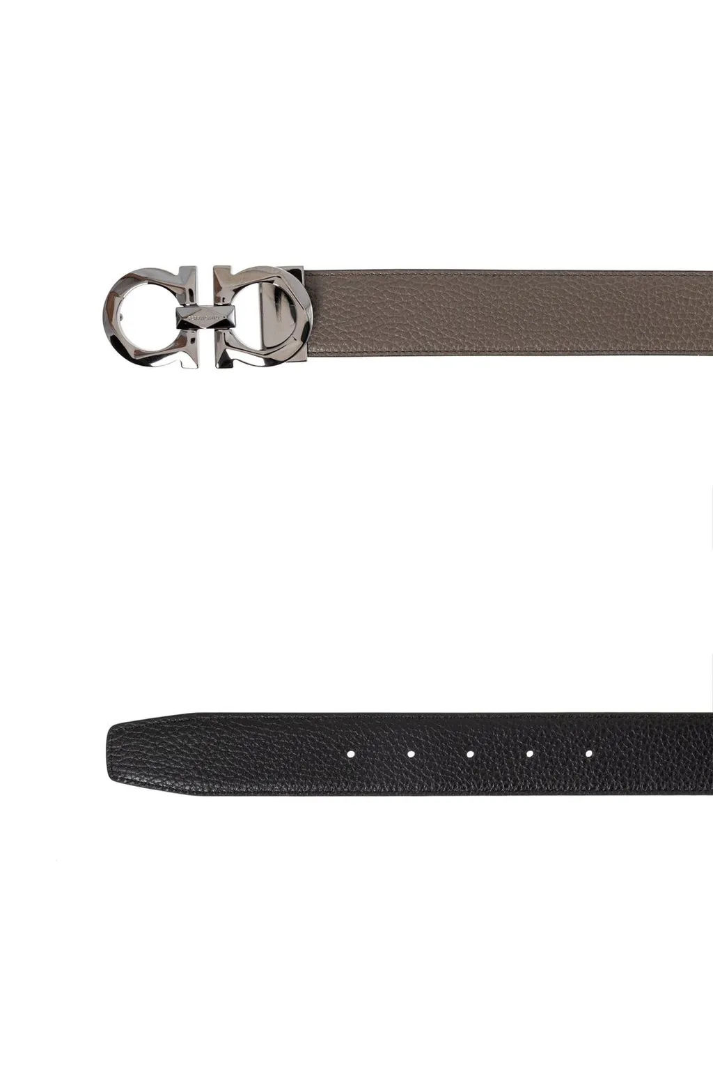 Ferragamo Gancini Buckle Reversible Belt