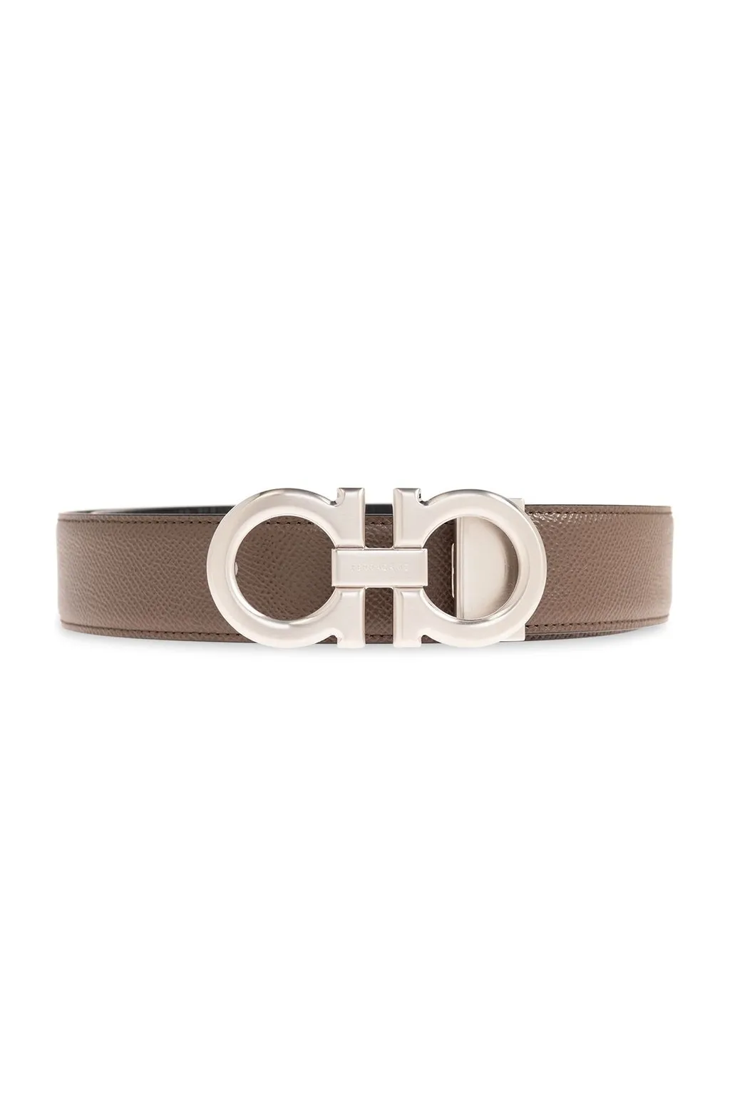 Ferragamo Logo Plaque Reversible Buckle Belt