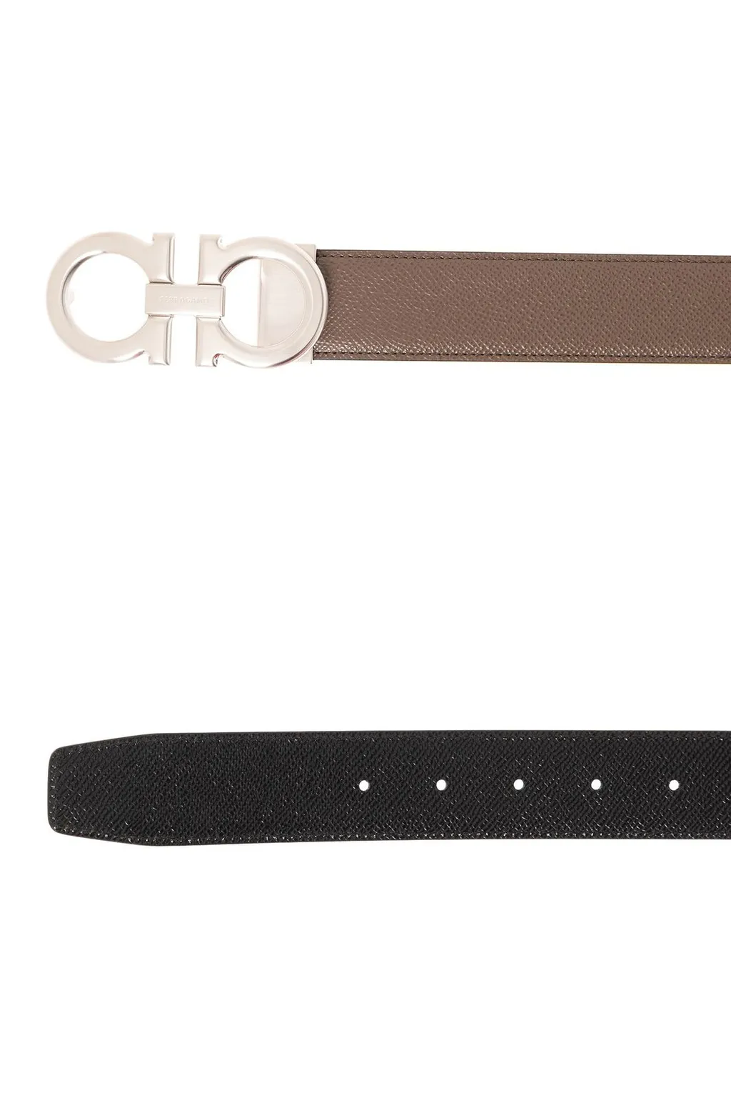 Ferragamo Logo Plaque Reversible Buckle Belt