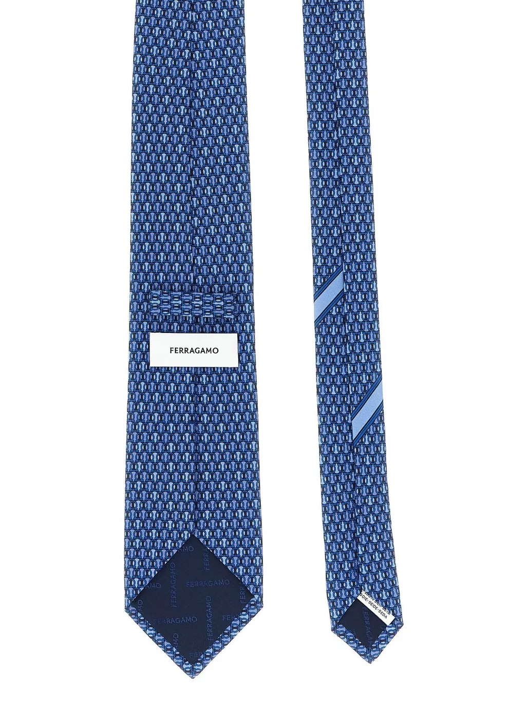 Ferragamo Gancini Pois Print Tie