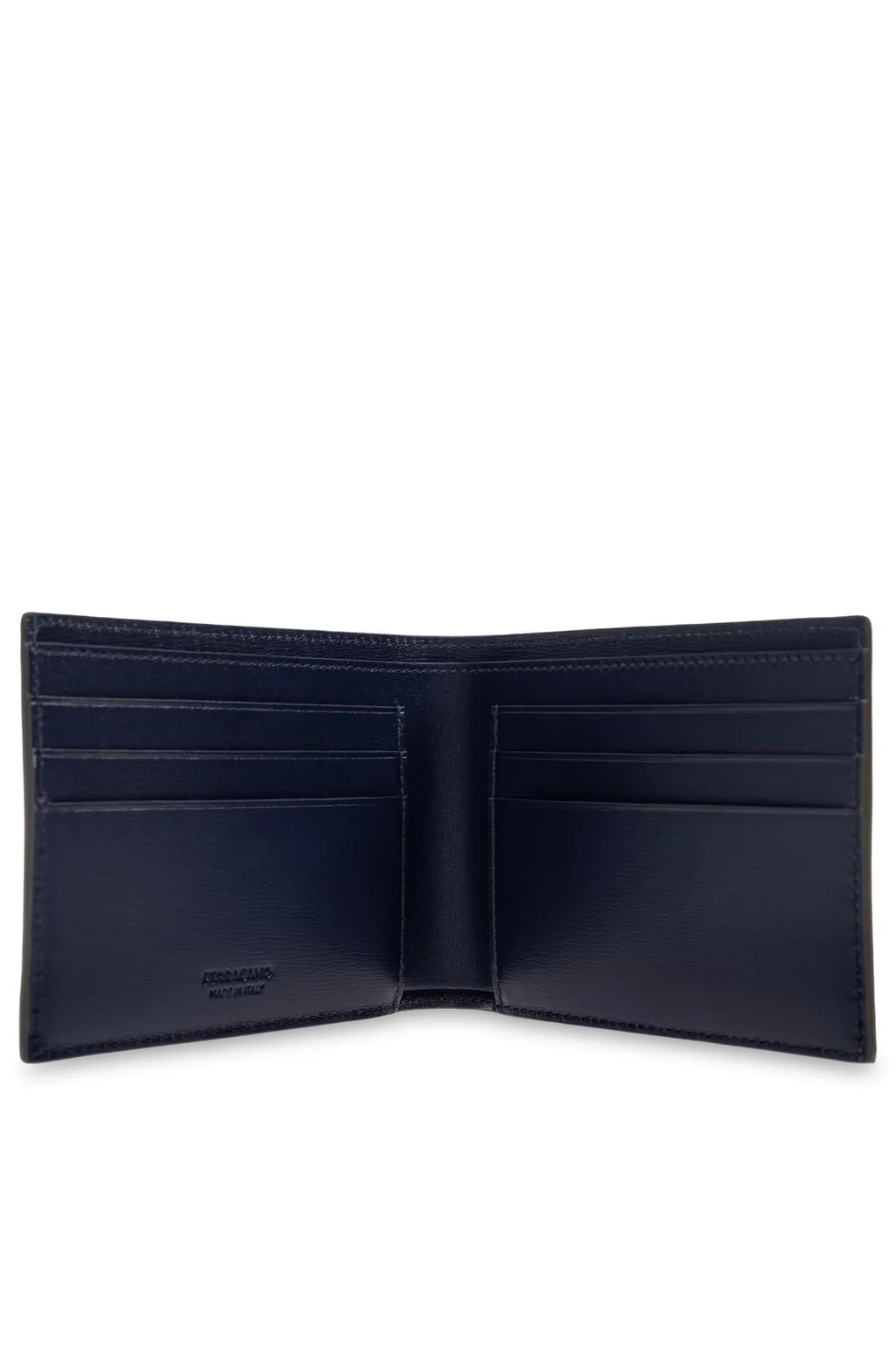 Ferragamo Logo Embossed Bi-Fold Wallet