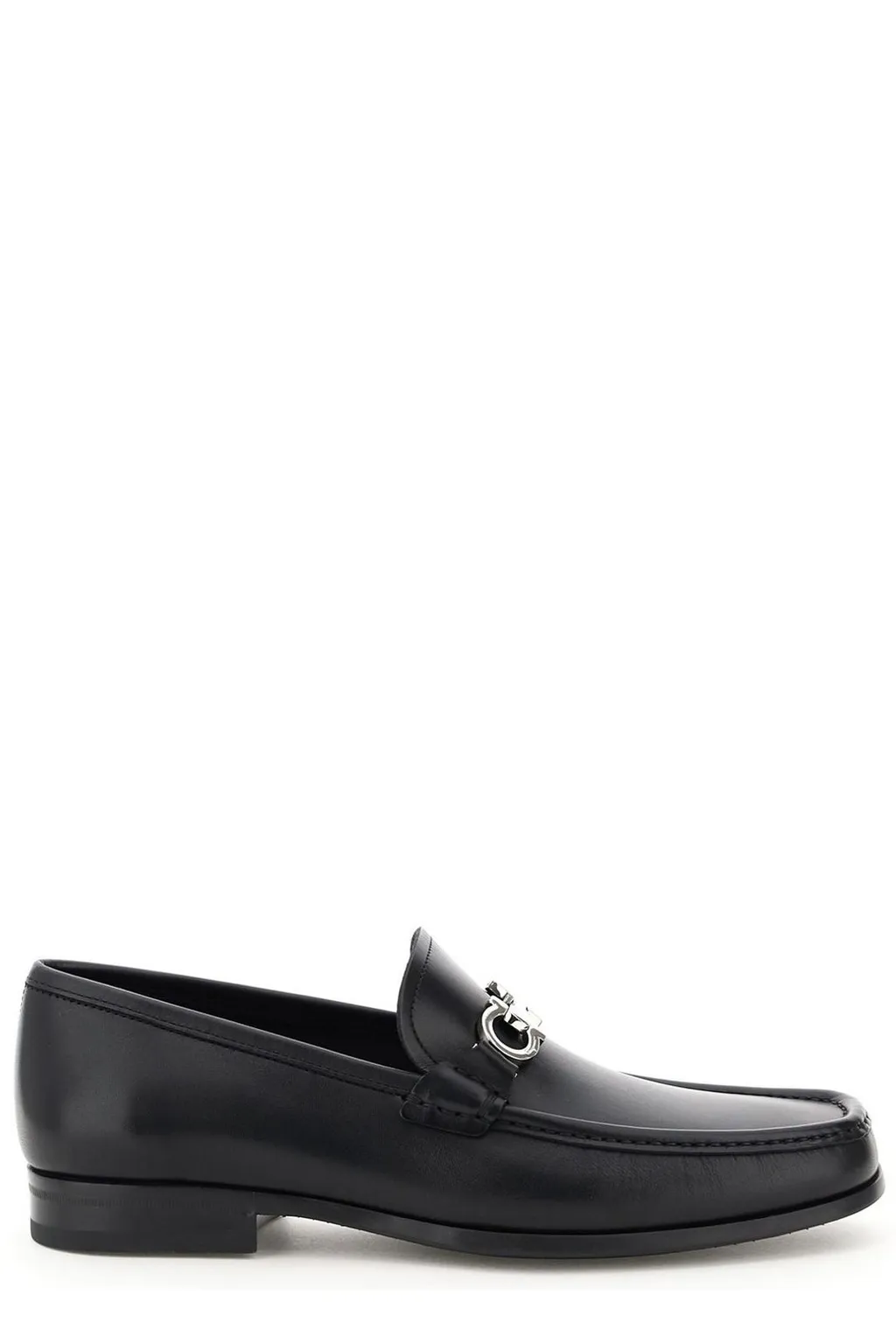 Ferragamo Gancini-Plaque Slip-On Loafers