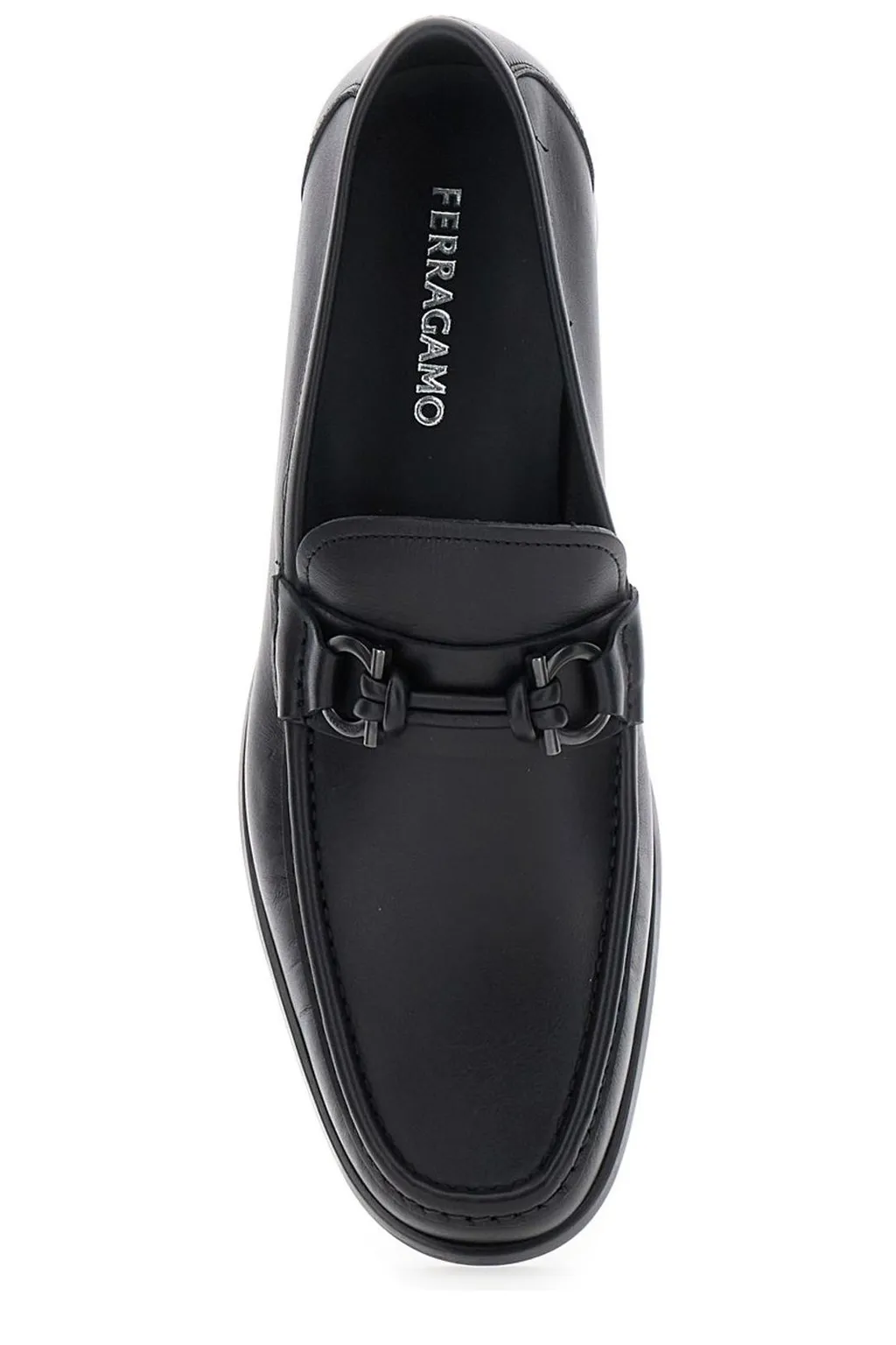 Ferragamo Gancini Buckle Loafers