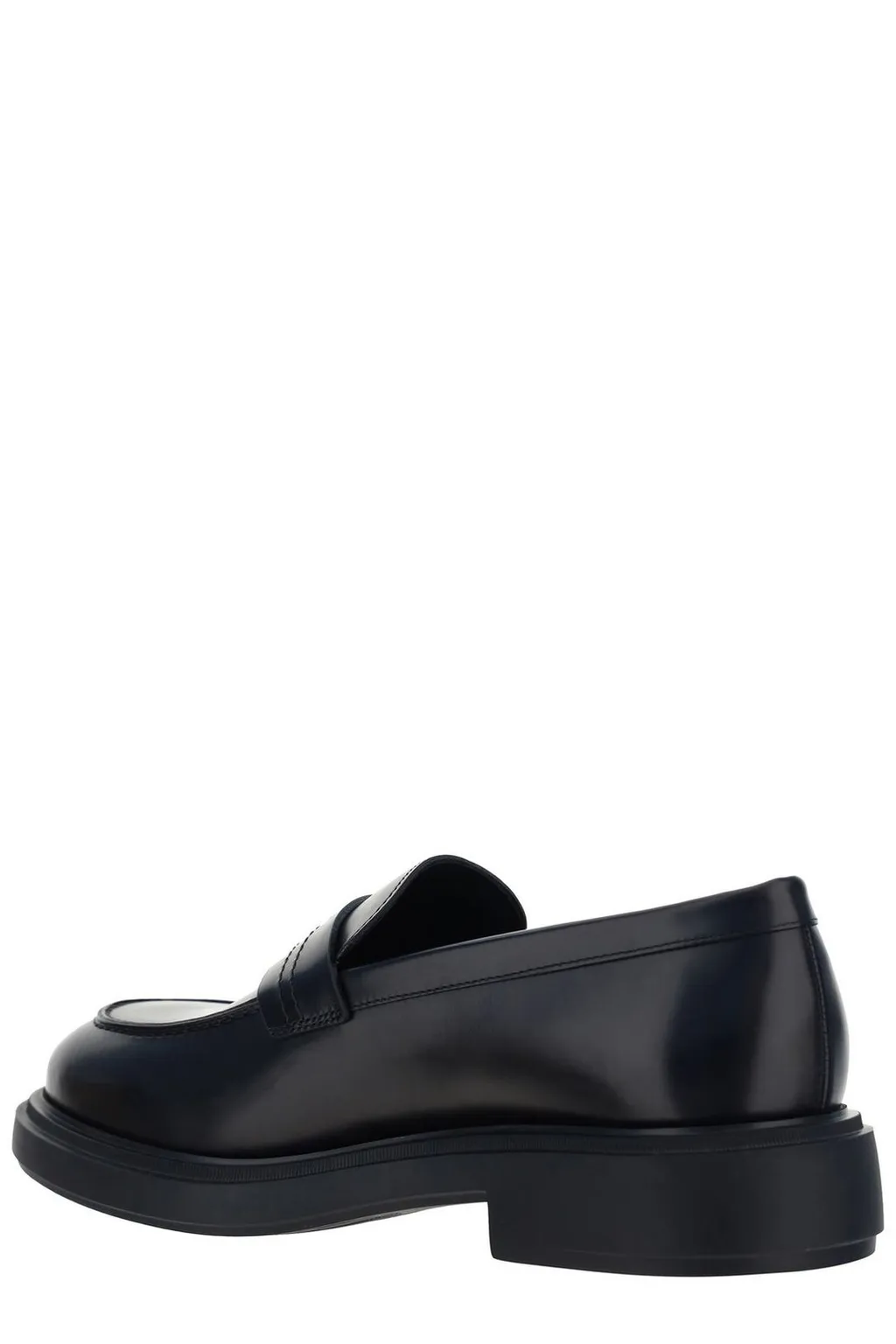 Ferragamo Logo Embossed Slip-On Loafers