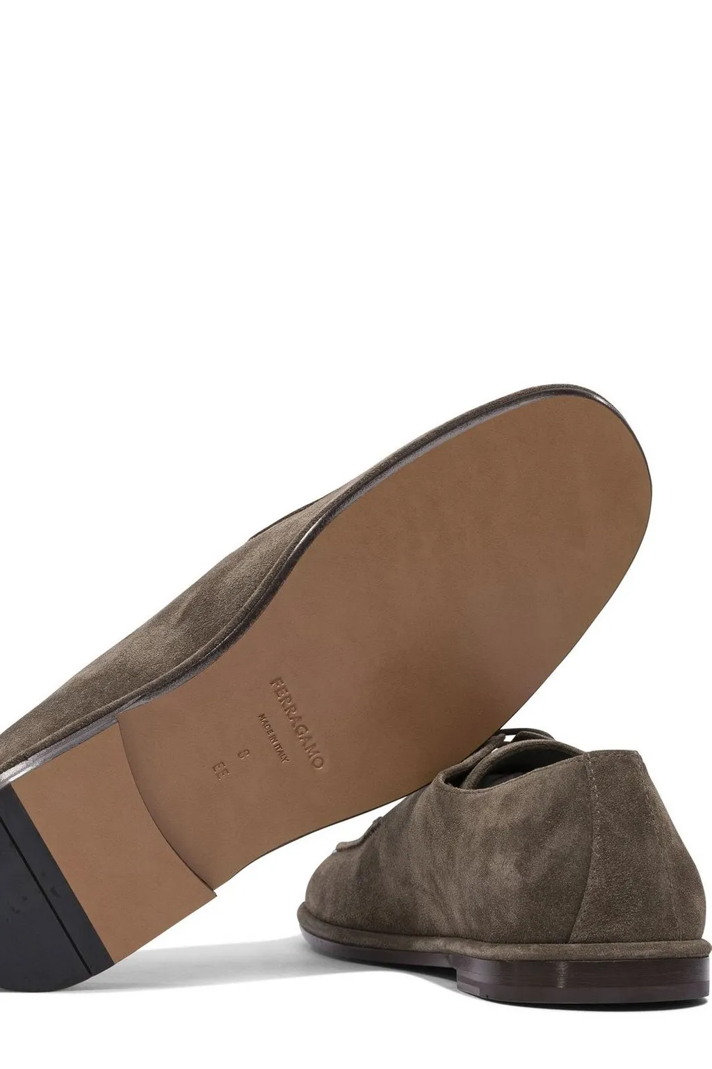 Ferragamo Almond Toe Lace-Up Shoes