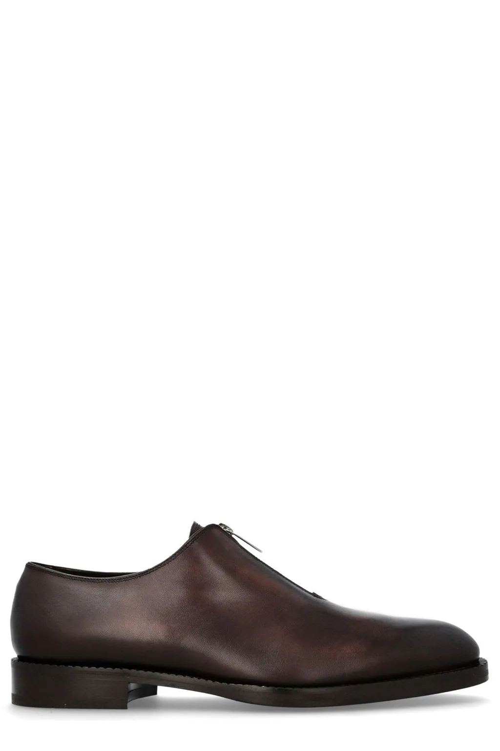 Ferragamo Zip-Detailed Derby Shoes