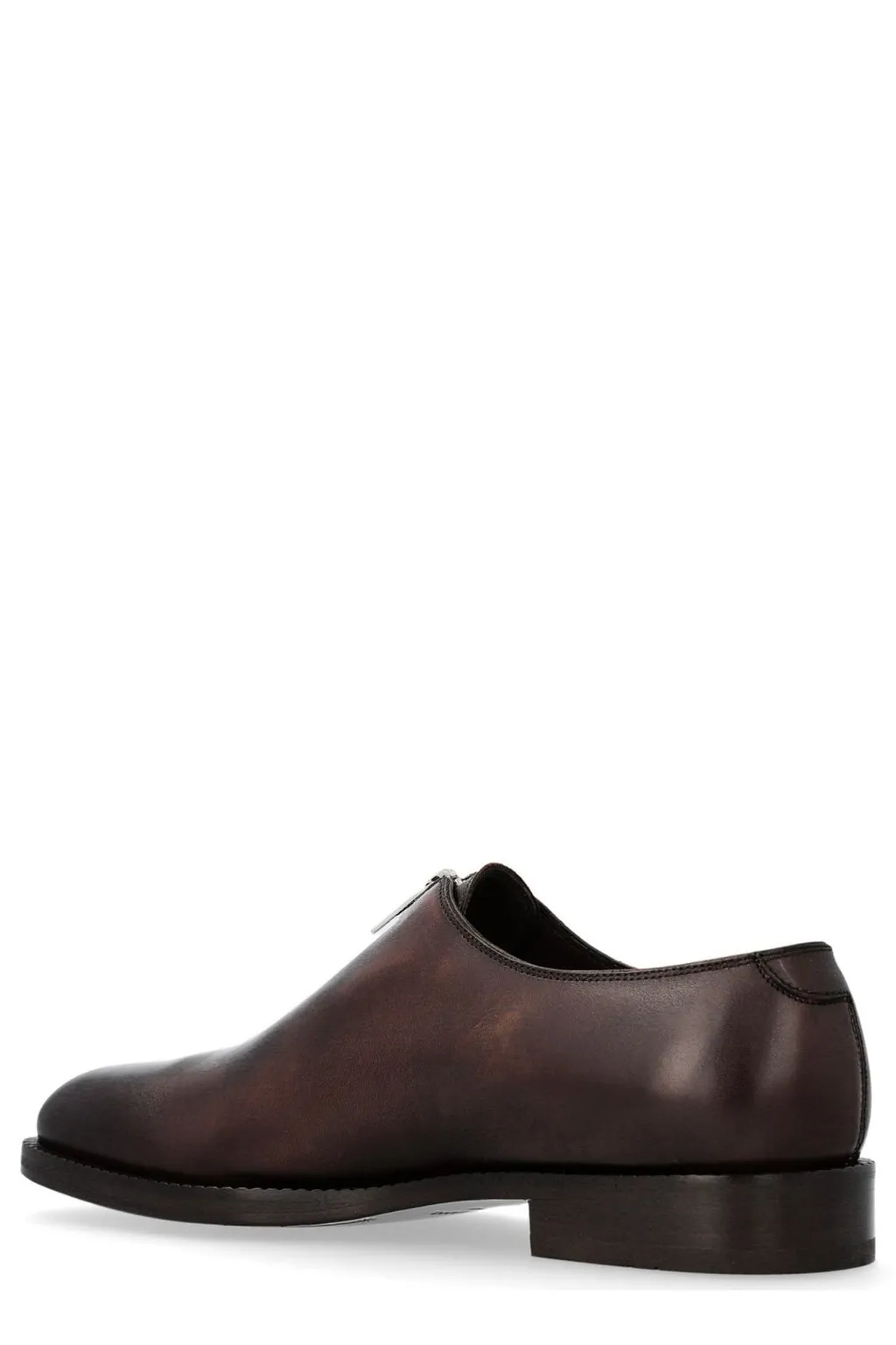 Ferragamo Zip-Detailed Derby Shoes