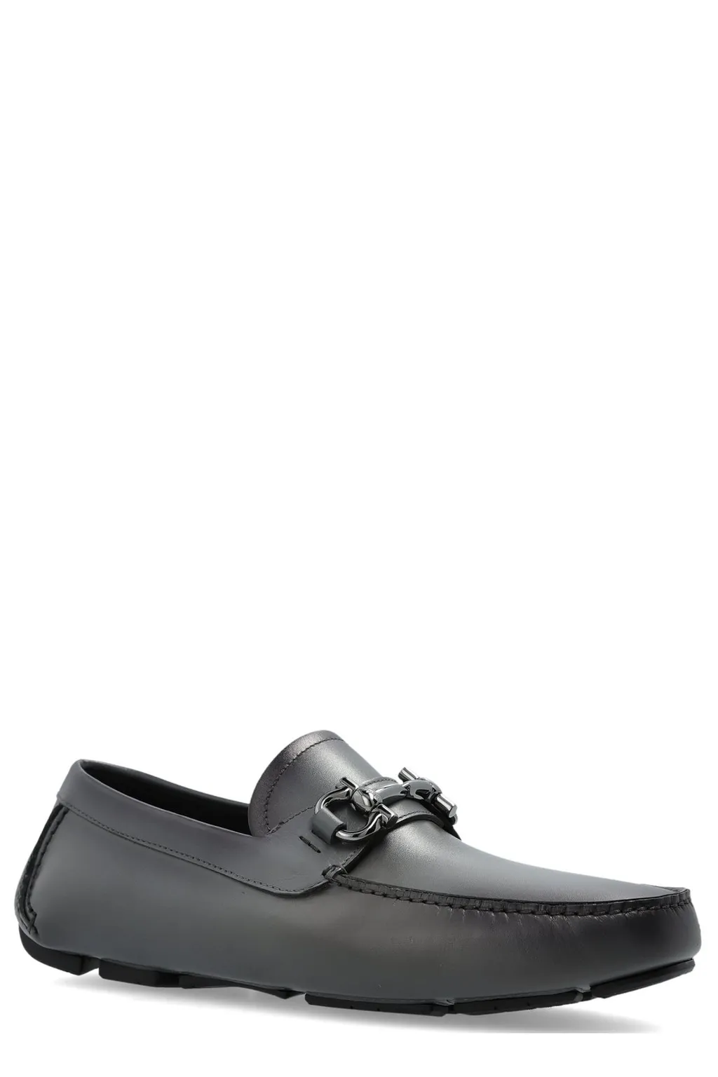Ferragamo Gancini Ornament Driver Shoes