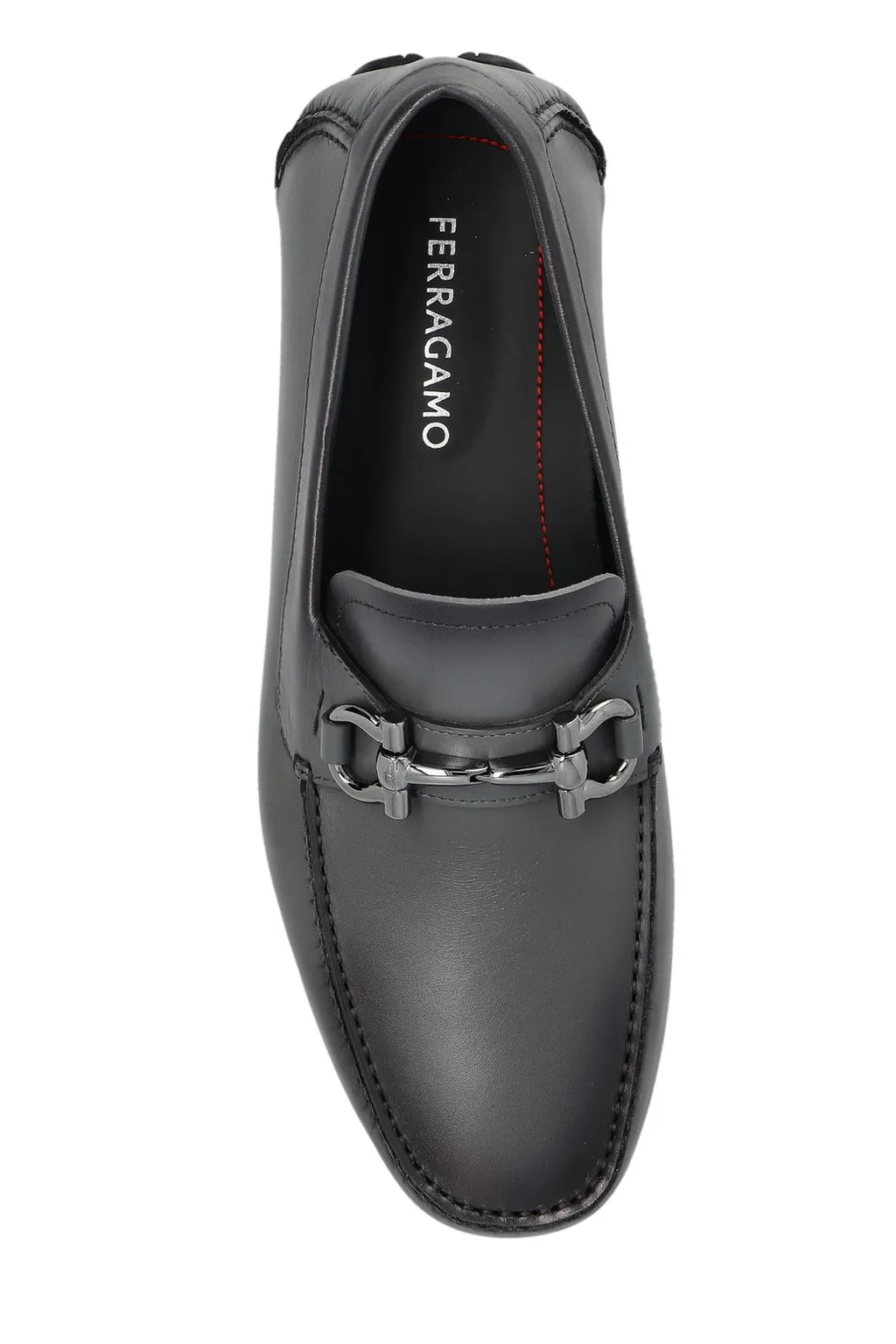 Ferragamo Gancini Ornament Driver Shoes