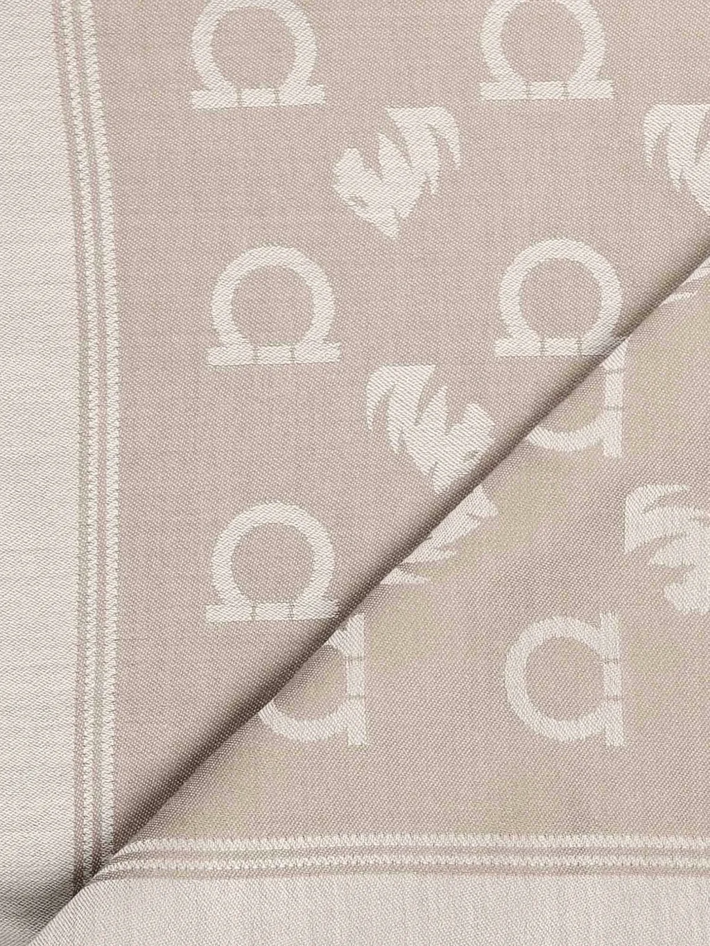 Ferragamo Jacquard Feline Motif Stole