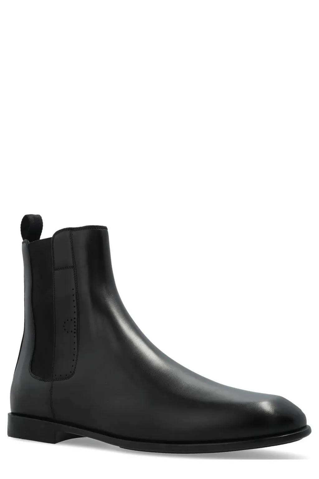 Ferragamo Almond-Toe Chelsea Boots