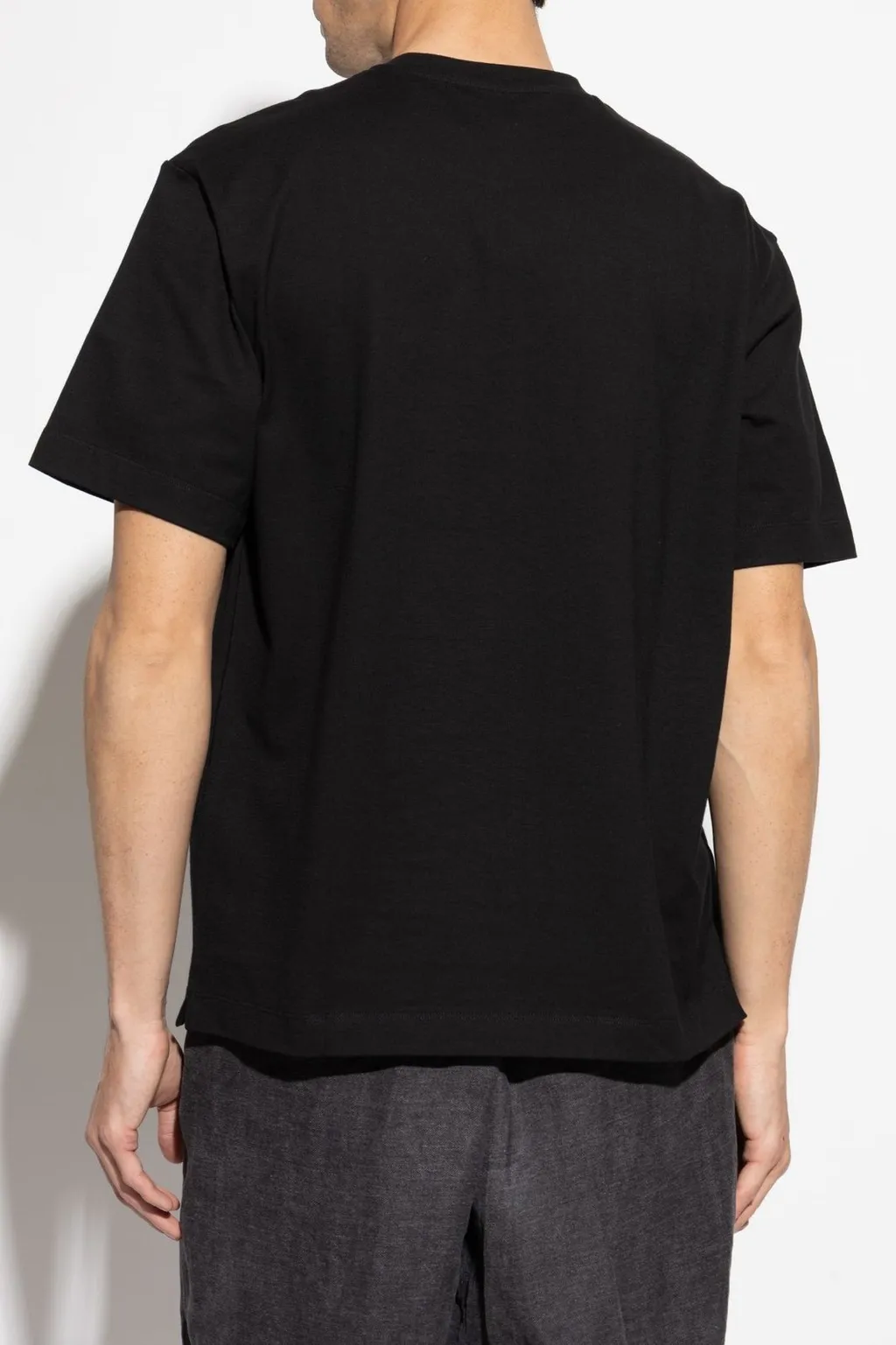 Ferragamo Flocked Logo Crewneck T-Shirt