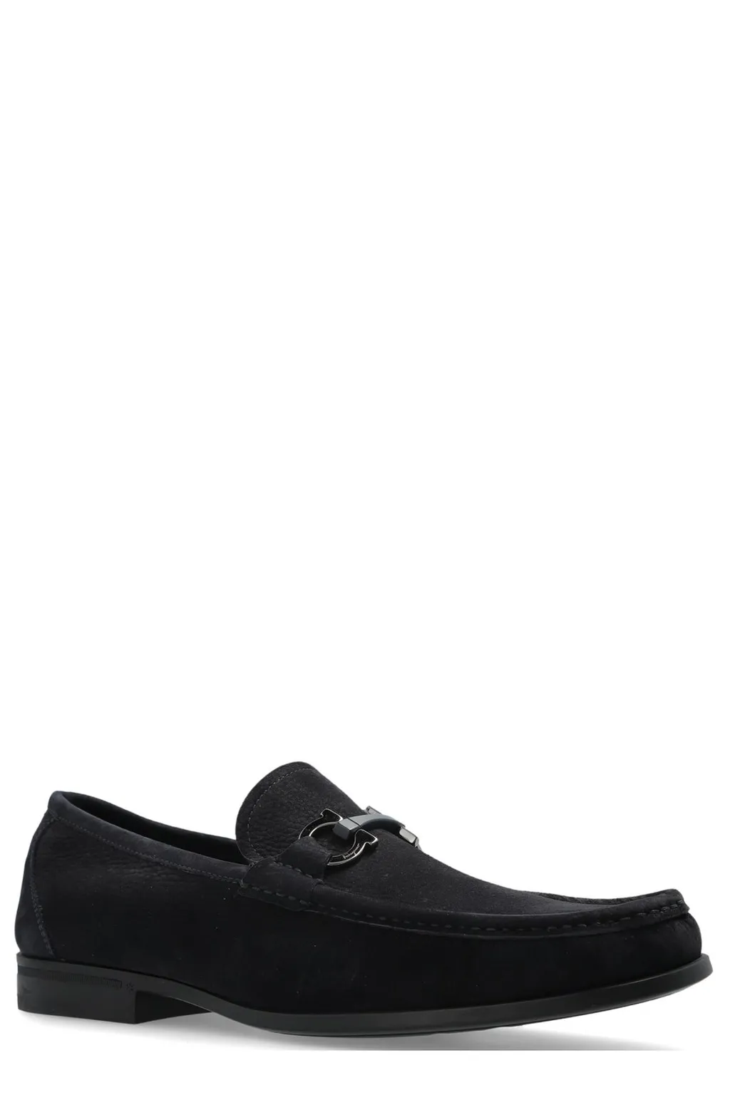 Ferragamo Gancini Buckle Loafers