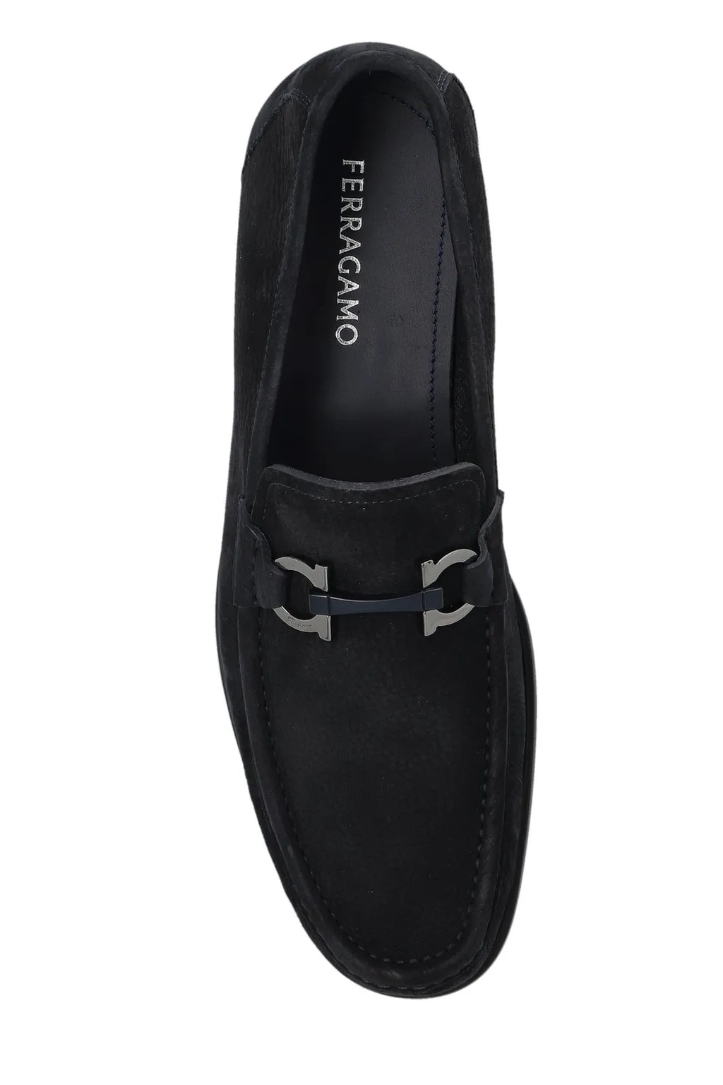 Ferragamo Gancini Buckle Loafers