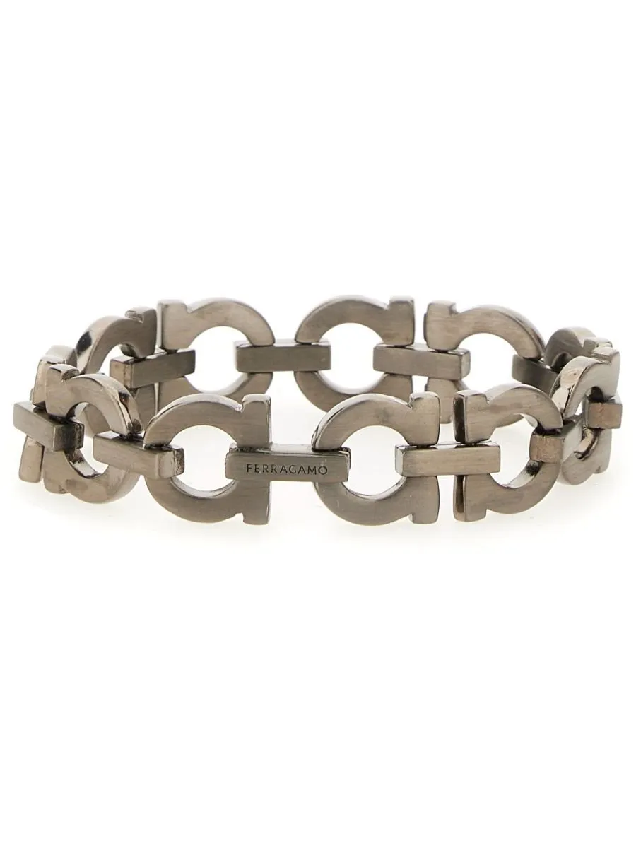 Ferragamo Logo Engraved Bracelet