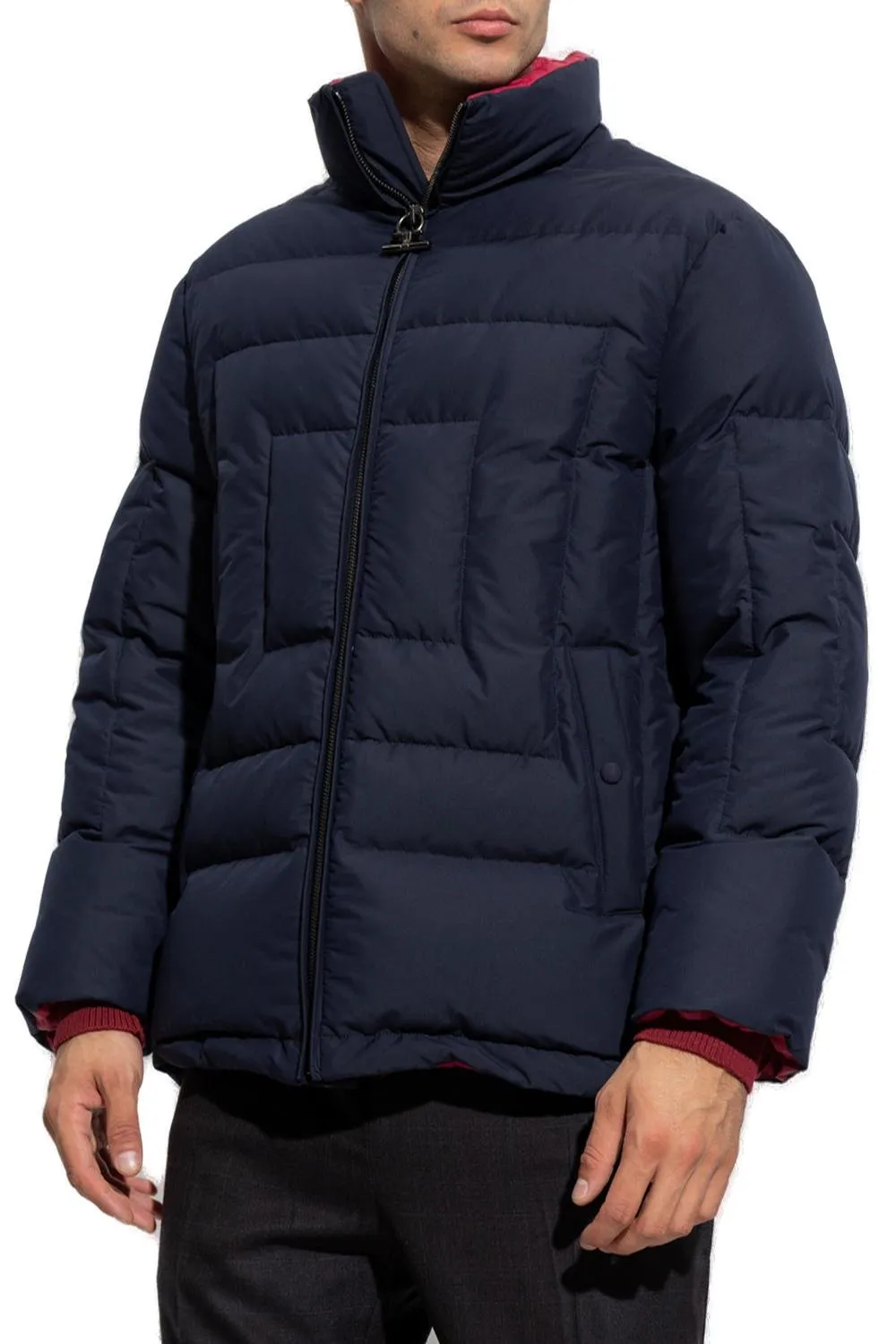 Ferragamo Padded Zip-Up Jacket