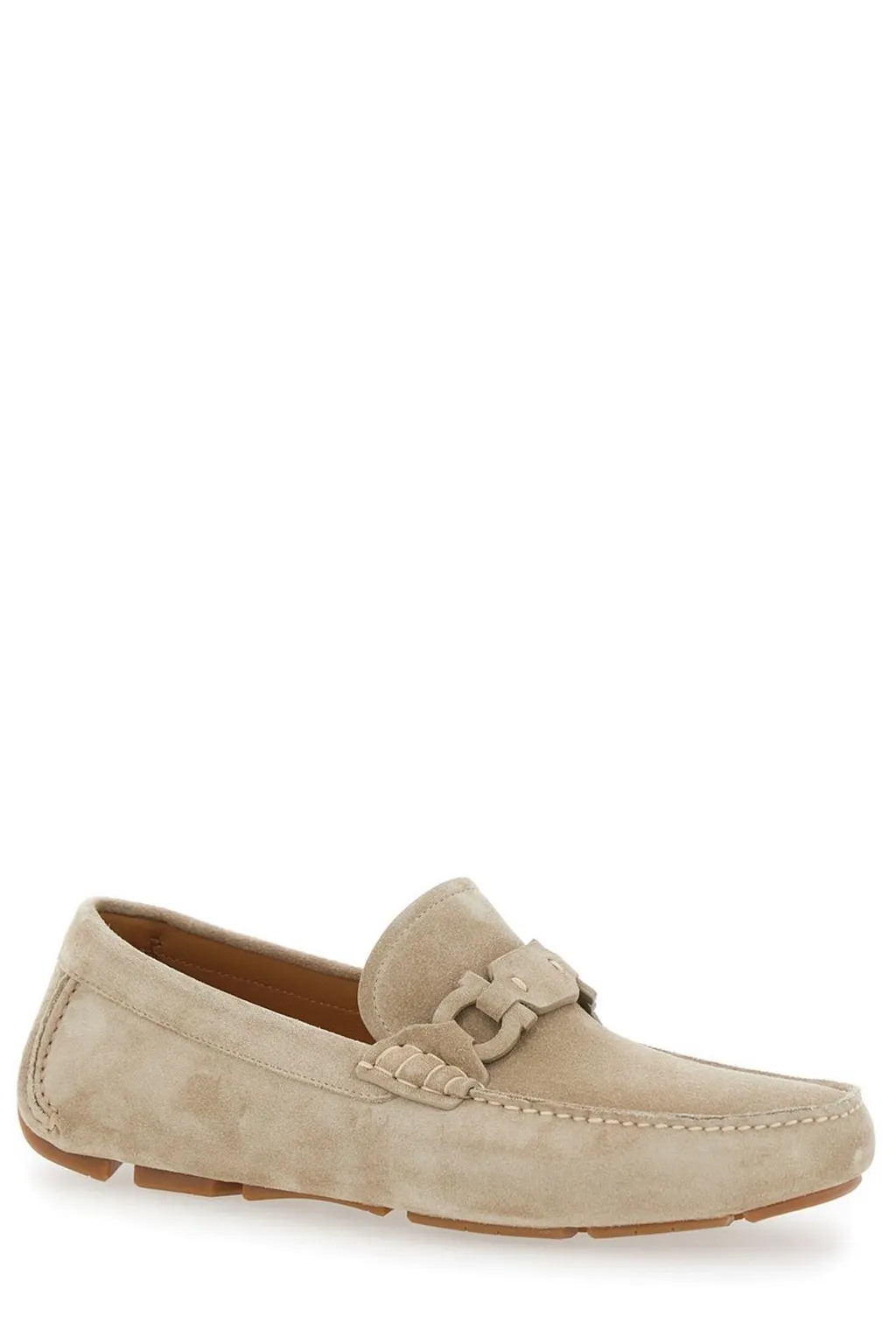 Ferragamo Almond-Toe Slip-On Loafers