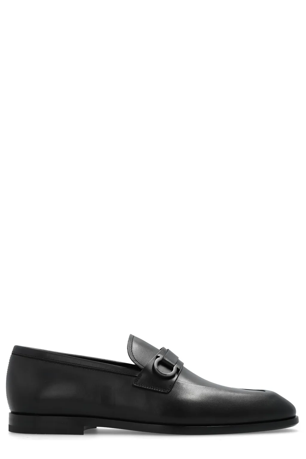 Ferragamo Gancini-Buckle Slip-On Loafers