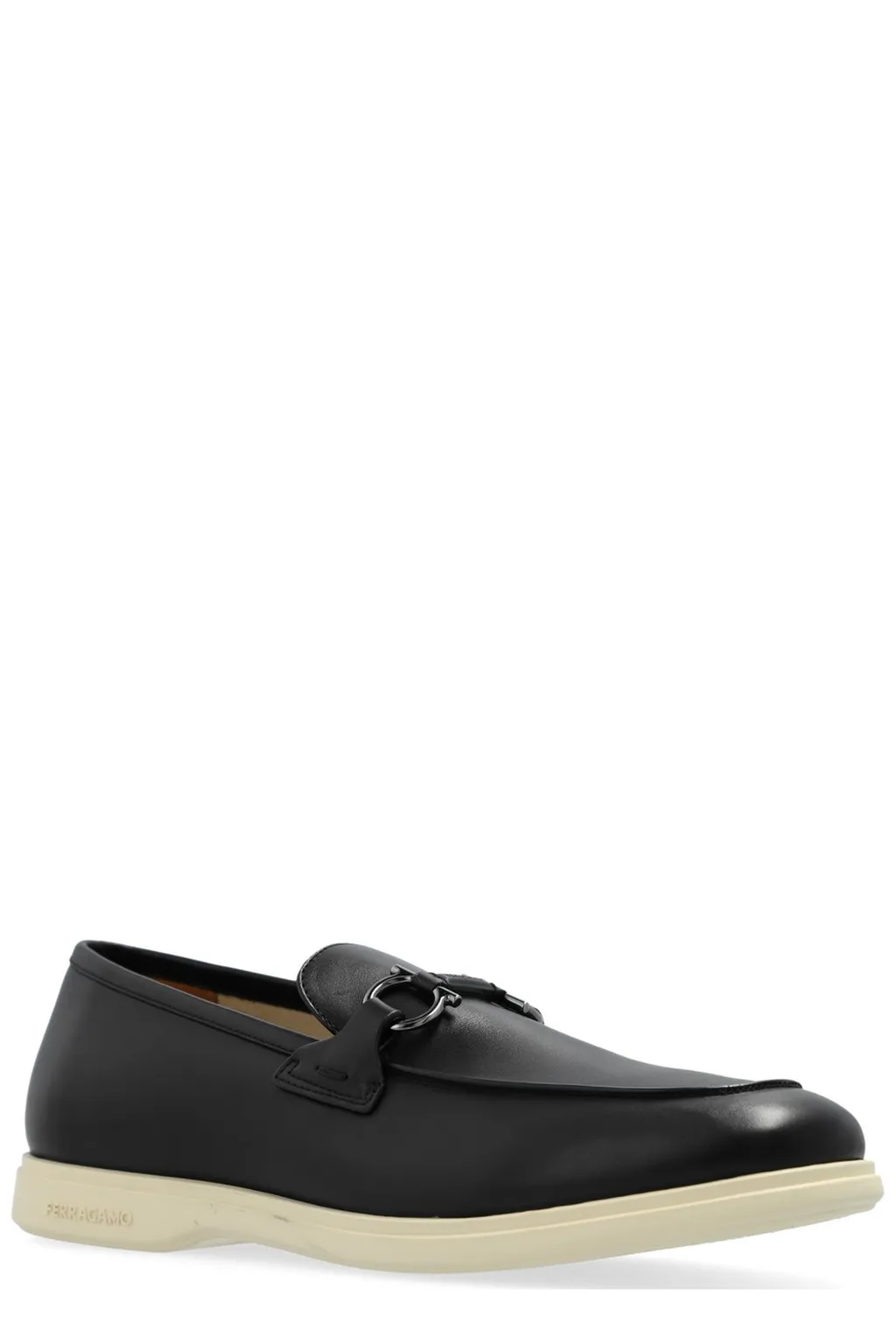 Ferragamo Gancini-Plaque Loafers