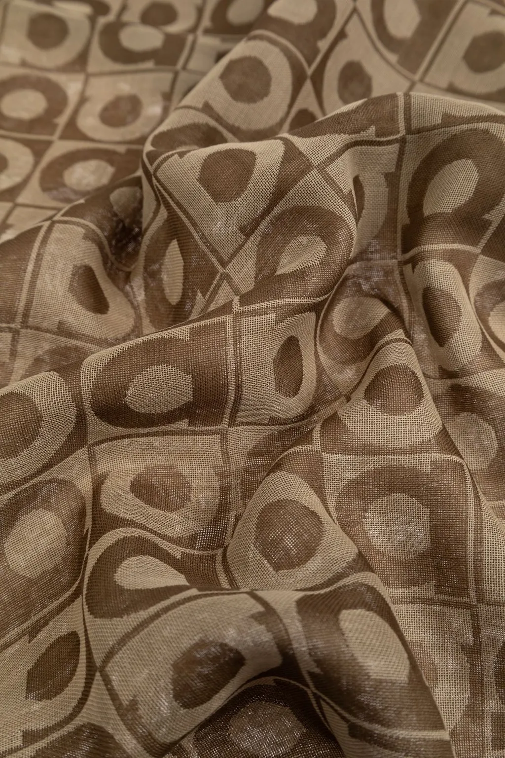 Ferragamo Monogram Frayed Edge Scarf