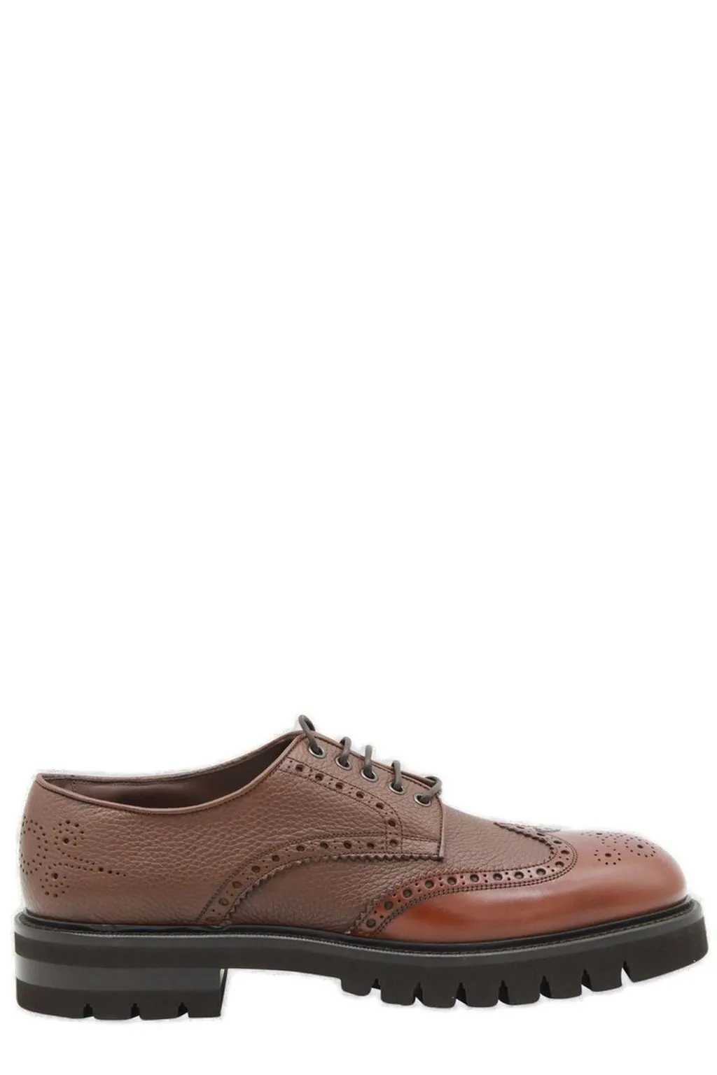 Ferragamo Derby Brogue Shoes