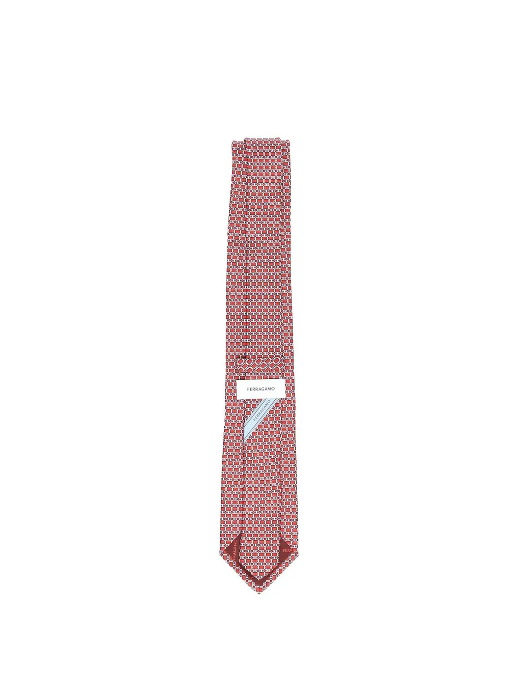 Ferragamo Pattern Jacquard Pointed-Tip Tie