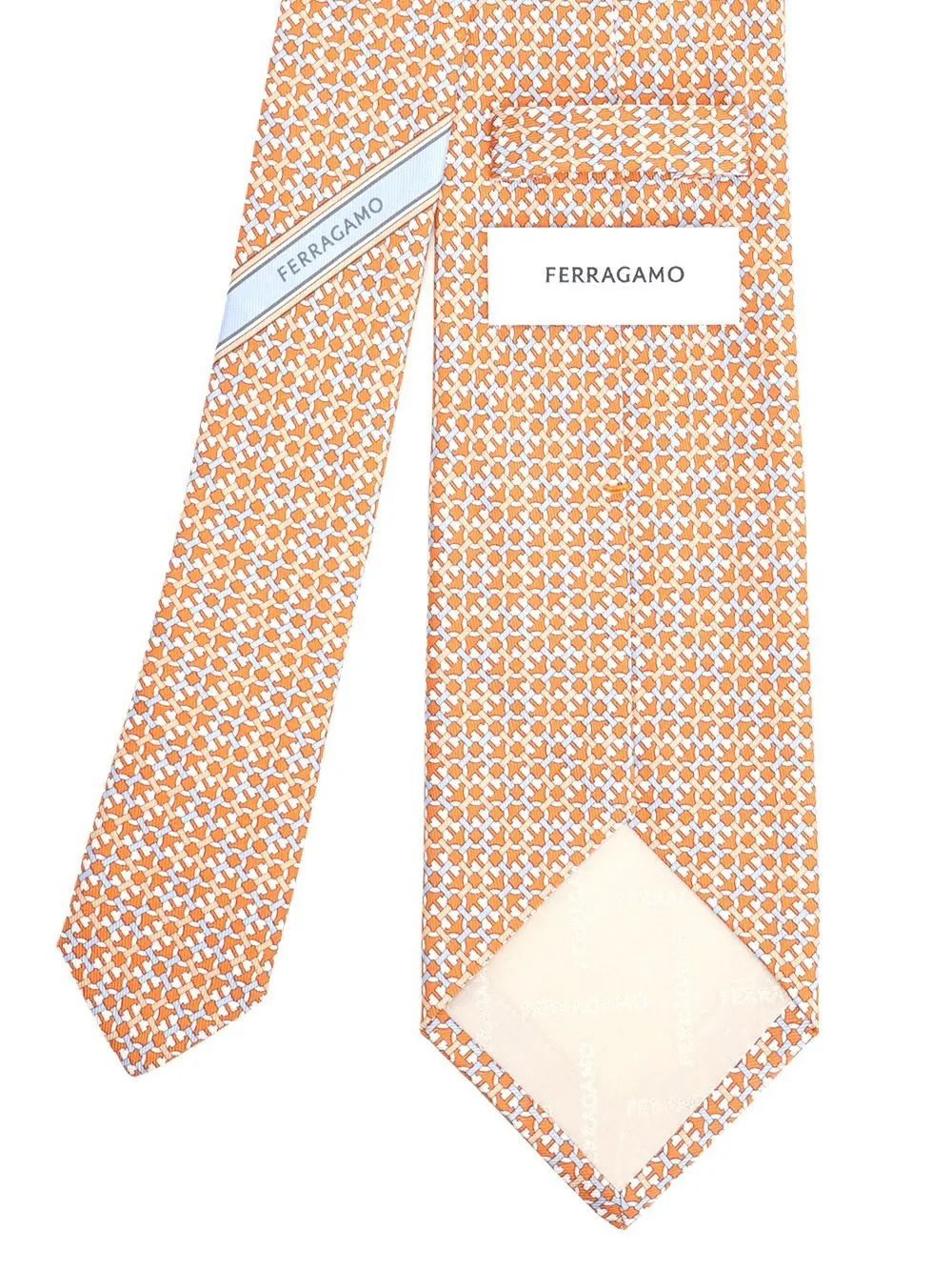 Ferragamo Gancini Jacquard Tie