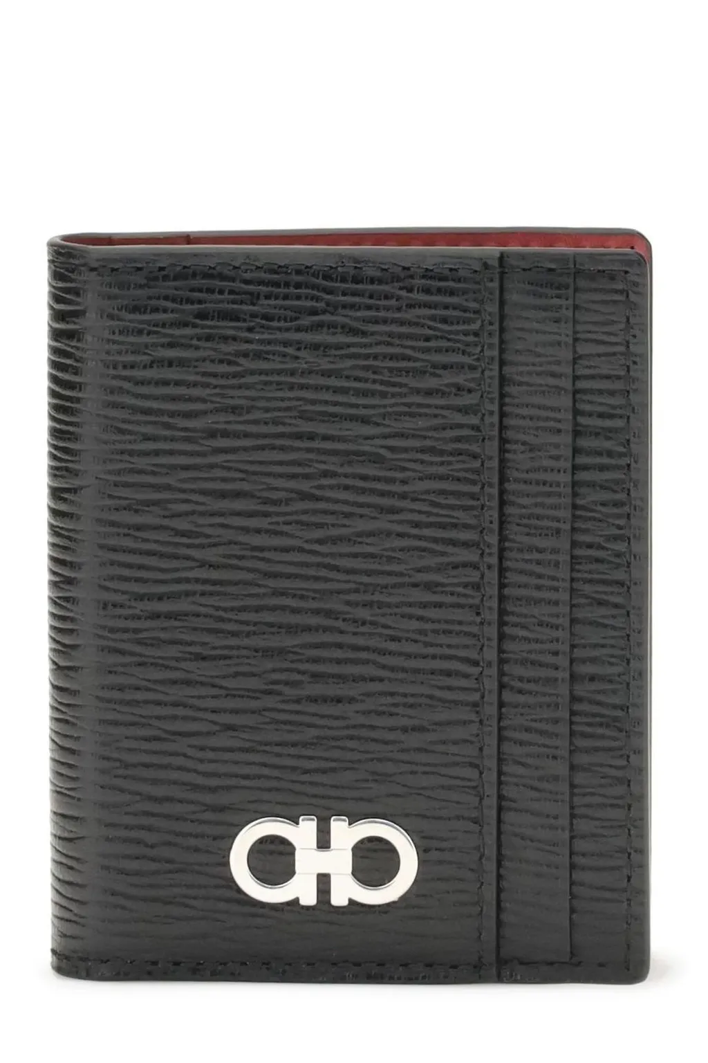 Ferragamo Logo Plaque Card Holder