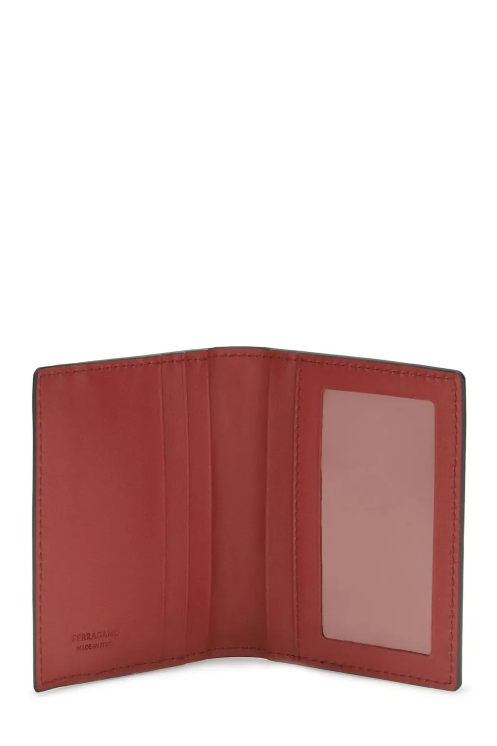 Ferragamo Logo Plaque Card Holder