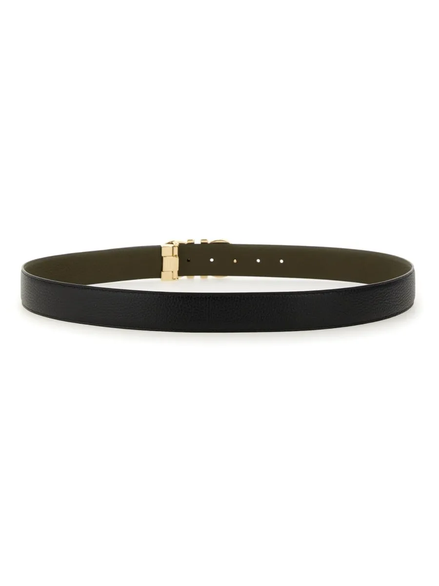 Ferragamo Reversible Gancini Belt