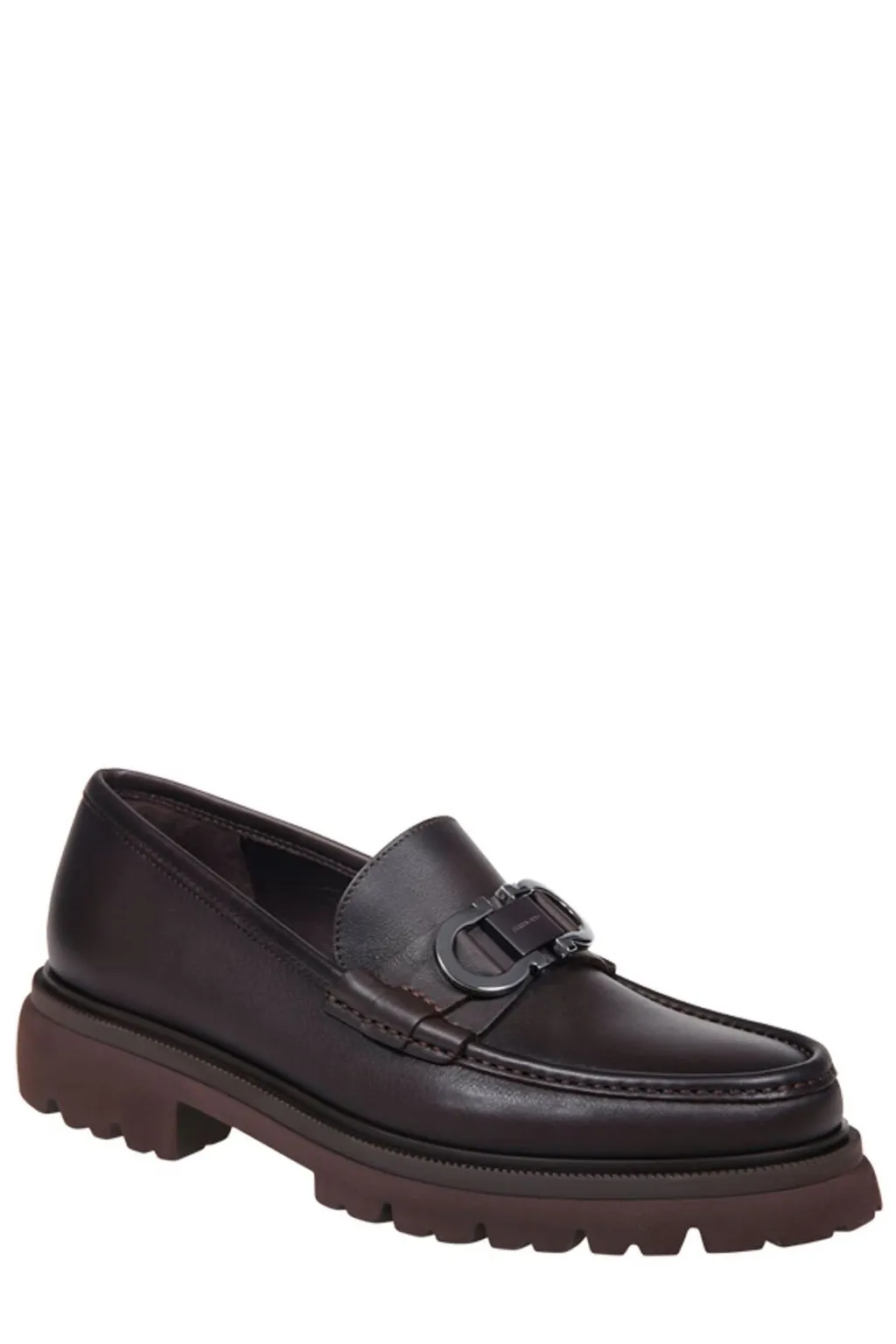 Ferragamo Logo Buckle Loafers