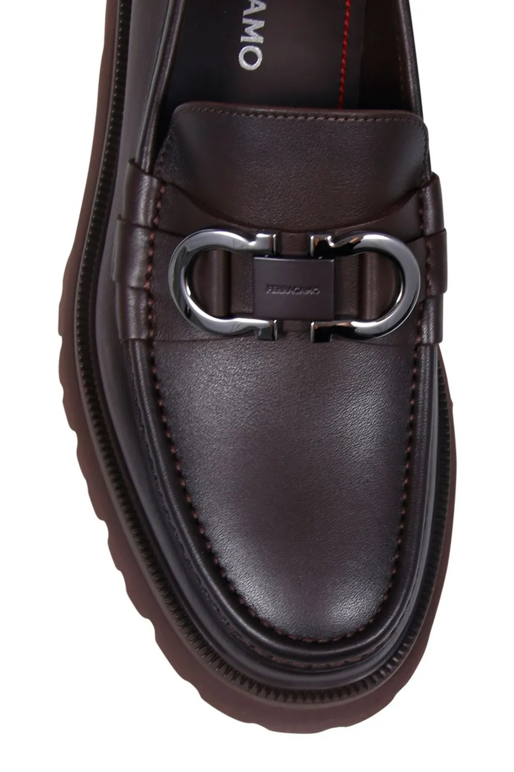 Ferragamo Logo Buckle Loafers