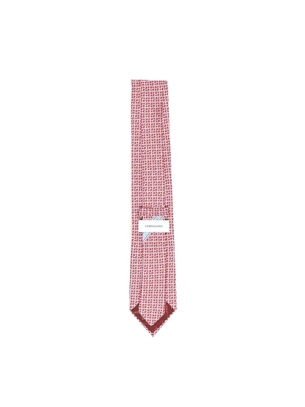 Ferragamo Gancini Printed Pointed-Tip Tie