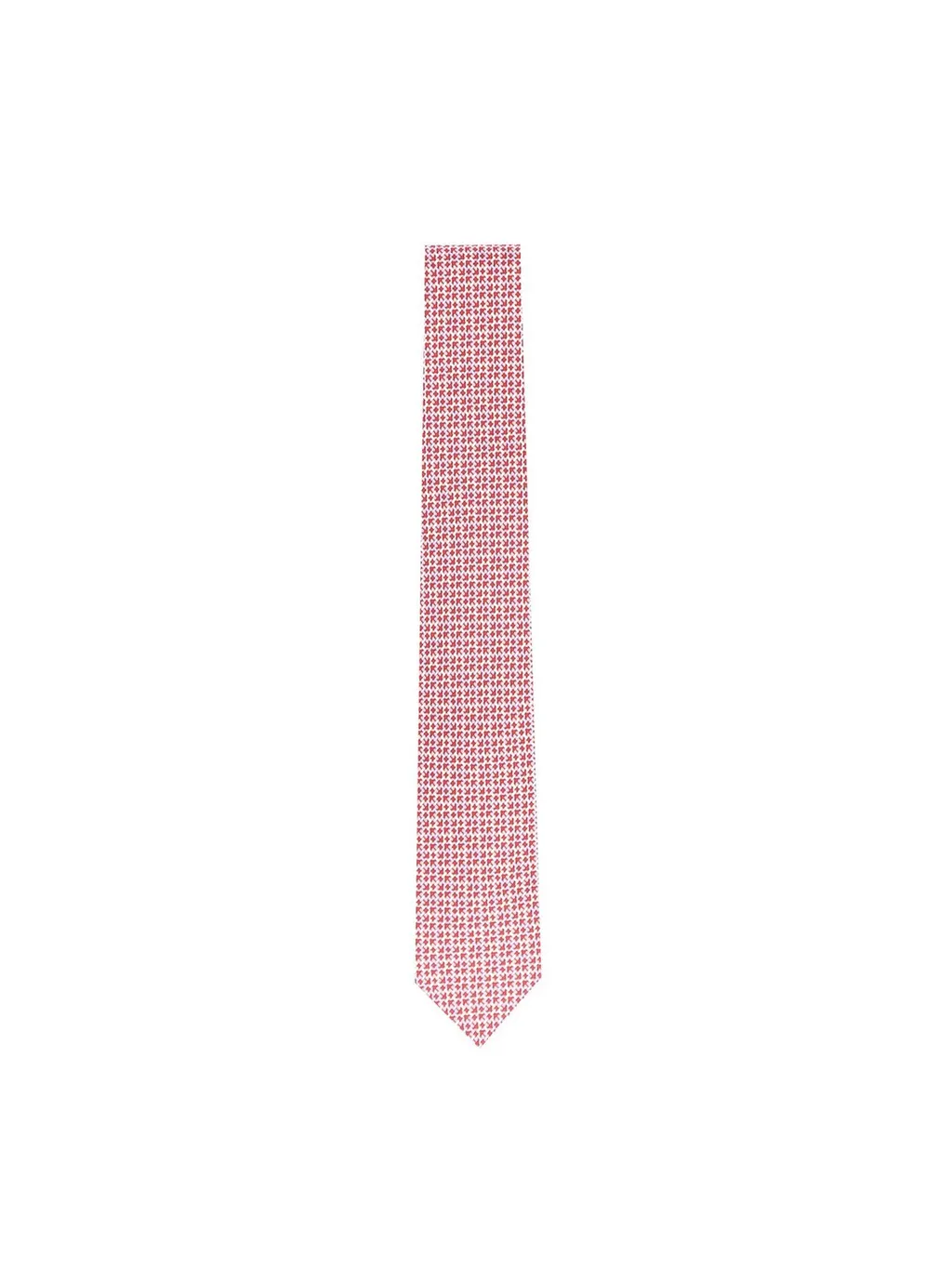 Ferragamo Gancini Printed Pointed-Tip Tie