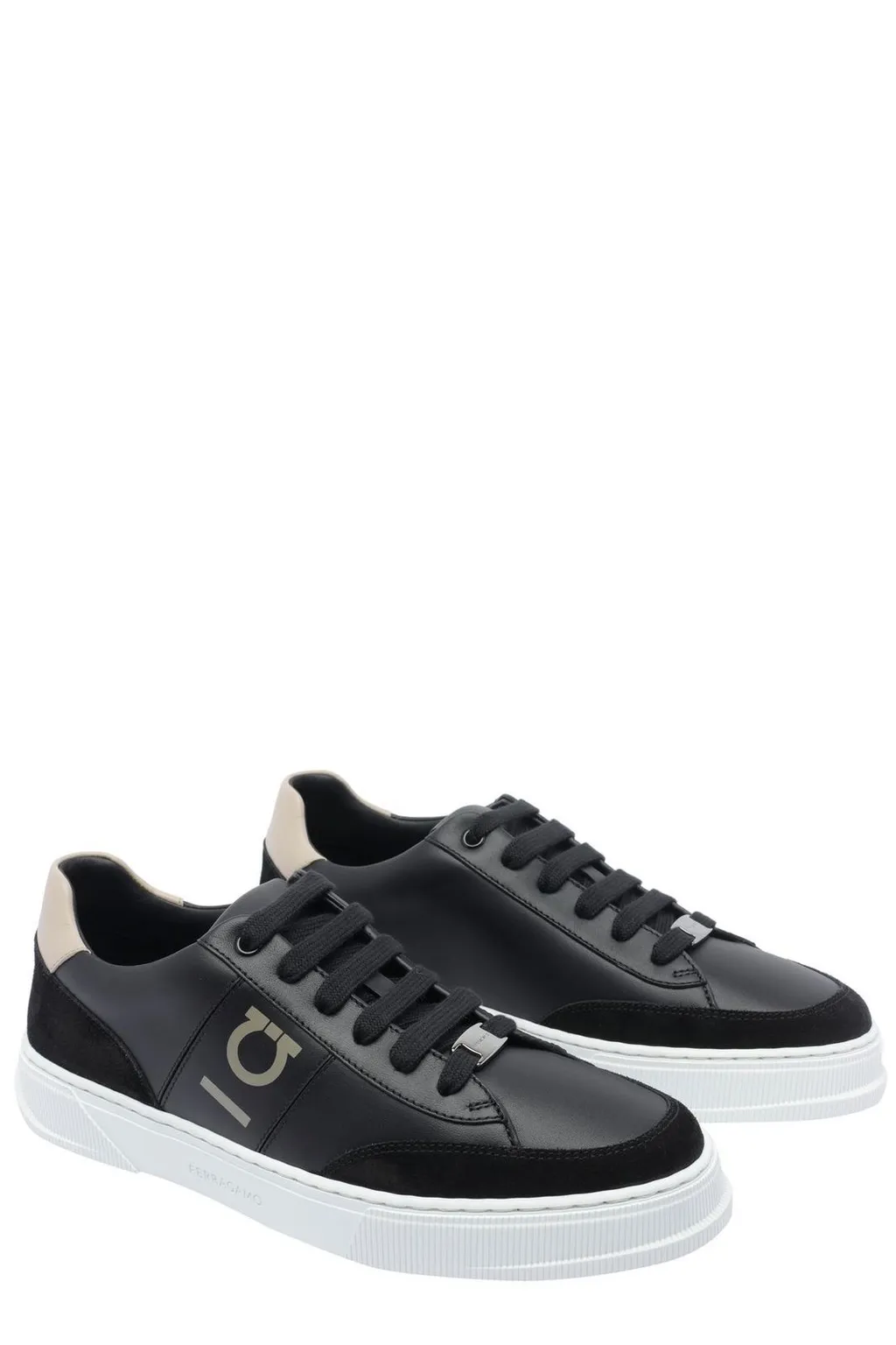 Ferragamo Alaska Round Toe Sneakers