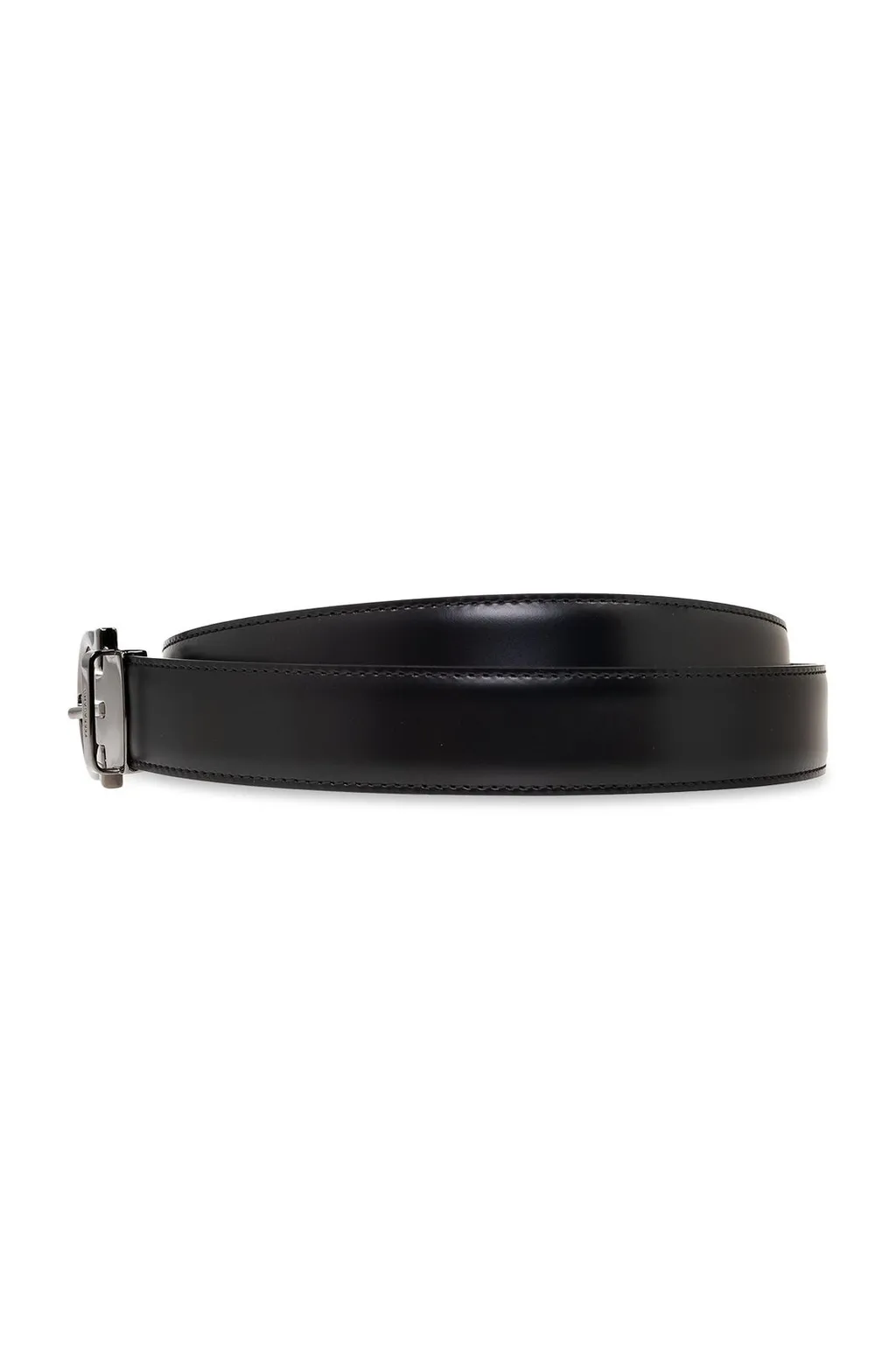 Ferragamo Gancini Buckled Reversible Belt