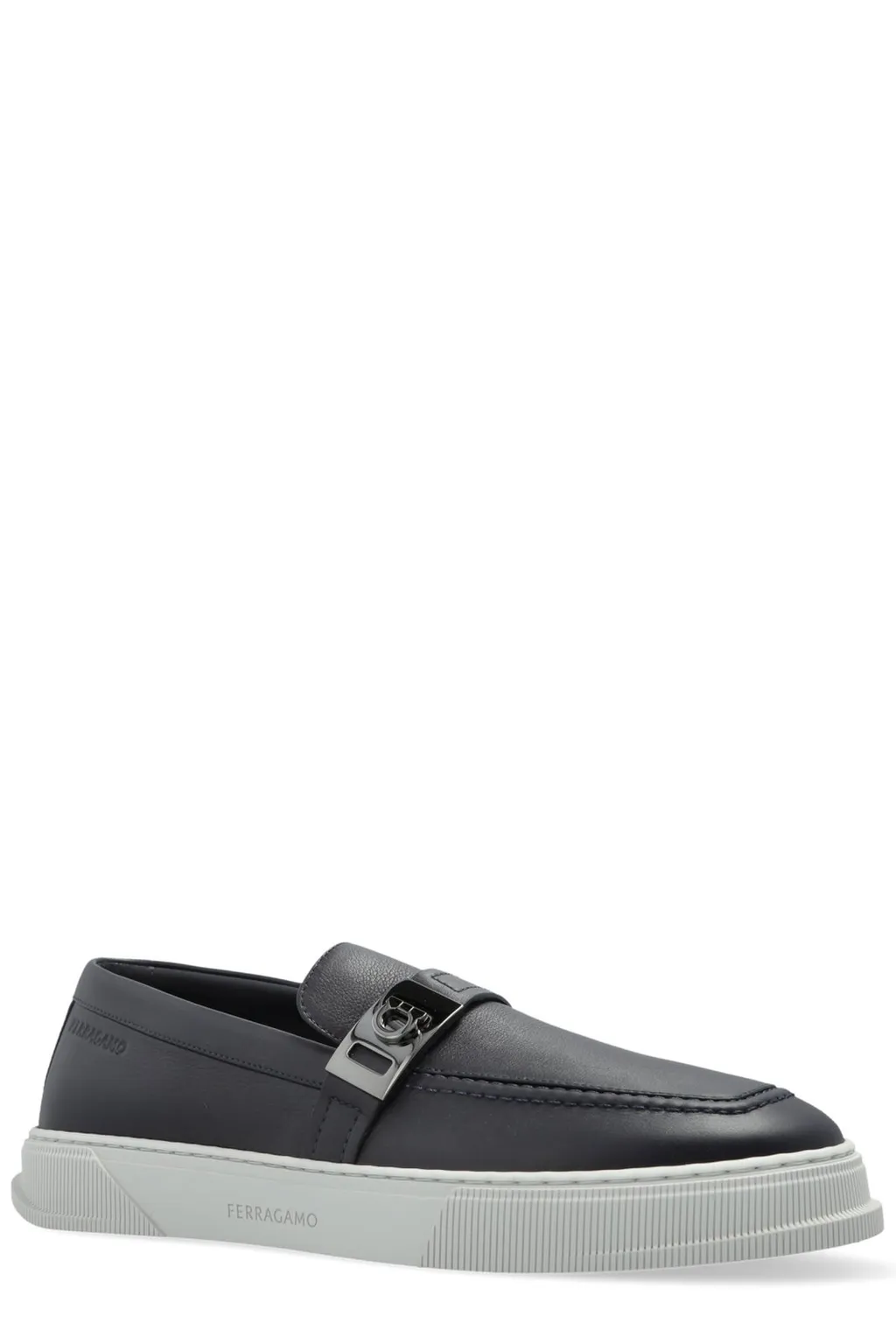 Ferragamo Gancini Slip-On Sneakers