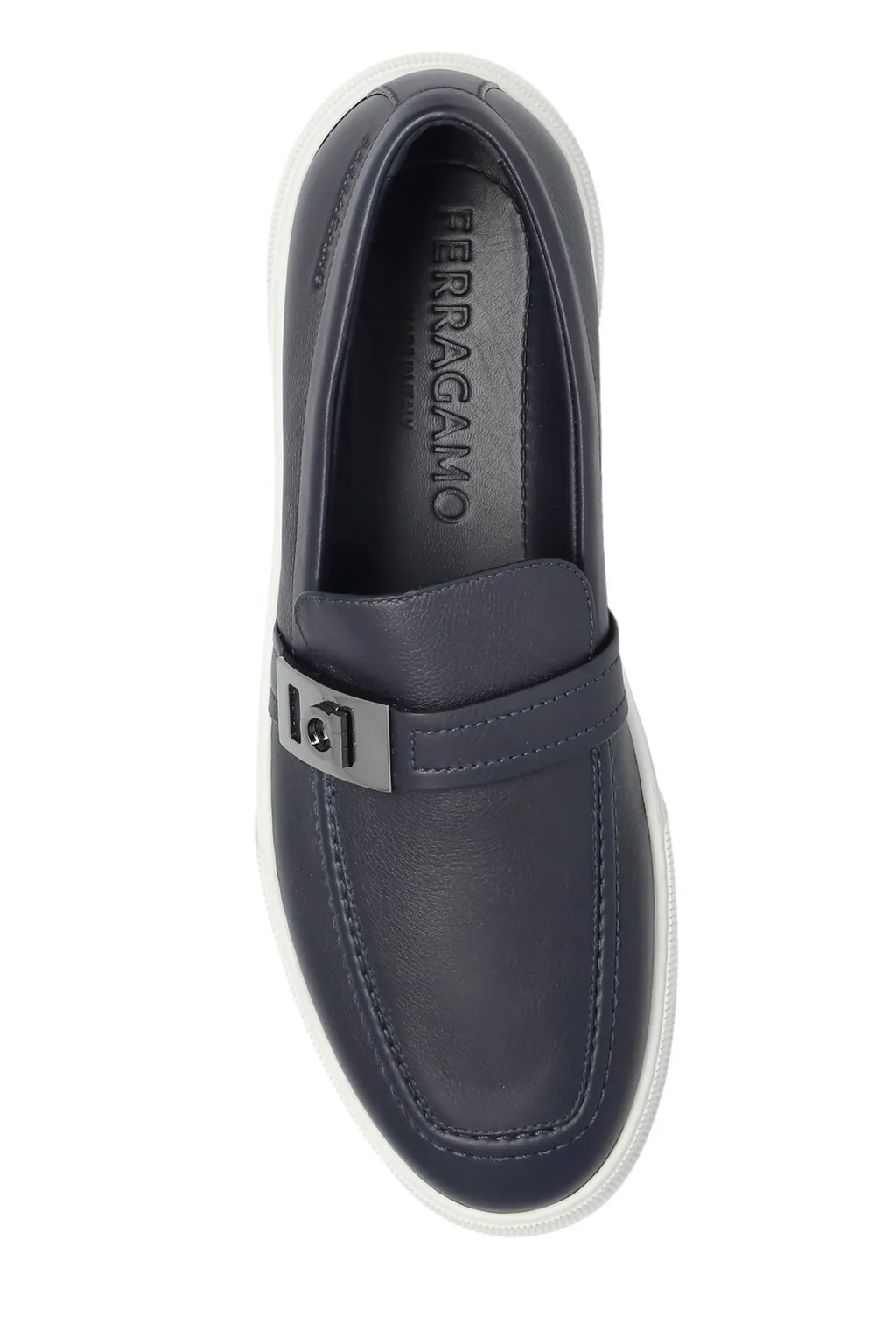 Ferragamo Gancini Slip-On Sneakers
