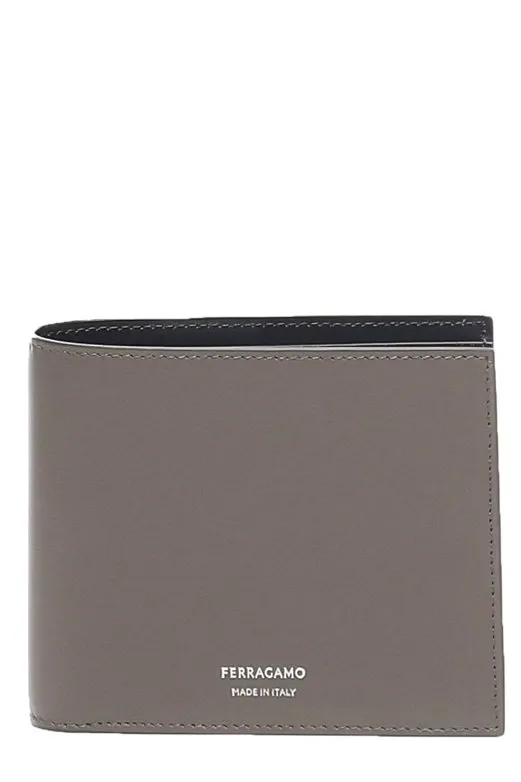Ferragamo Logo Printed Bi-Fold Wallet