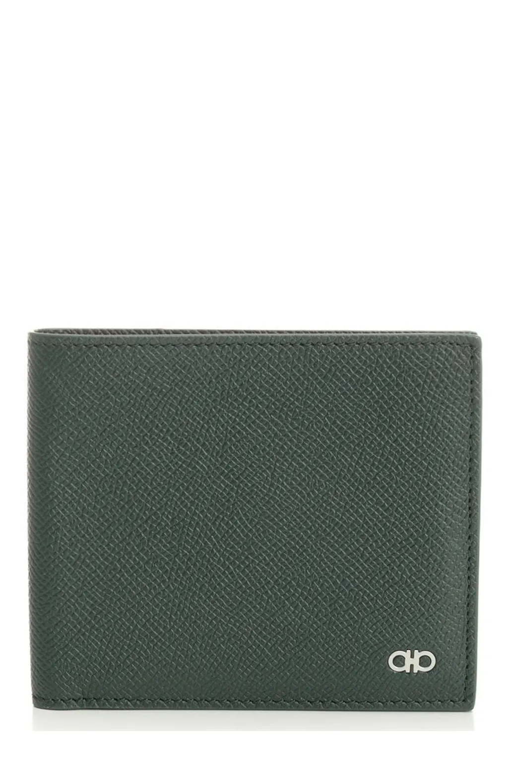 Ferragamo Logo-Plaque Bi-Fold Wallet