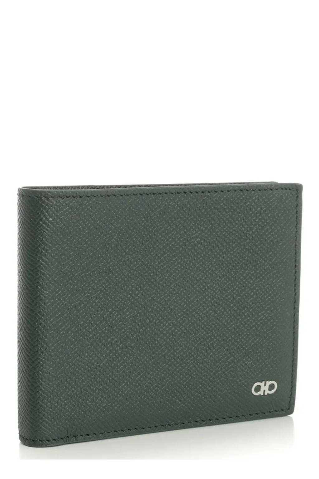 Ferragamo Logo-Plaque Bi-Fold Wallet