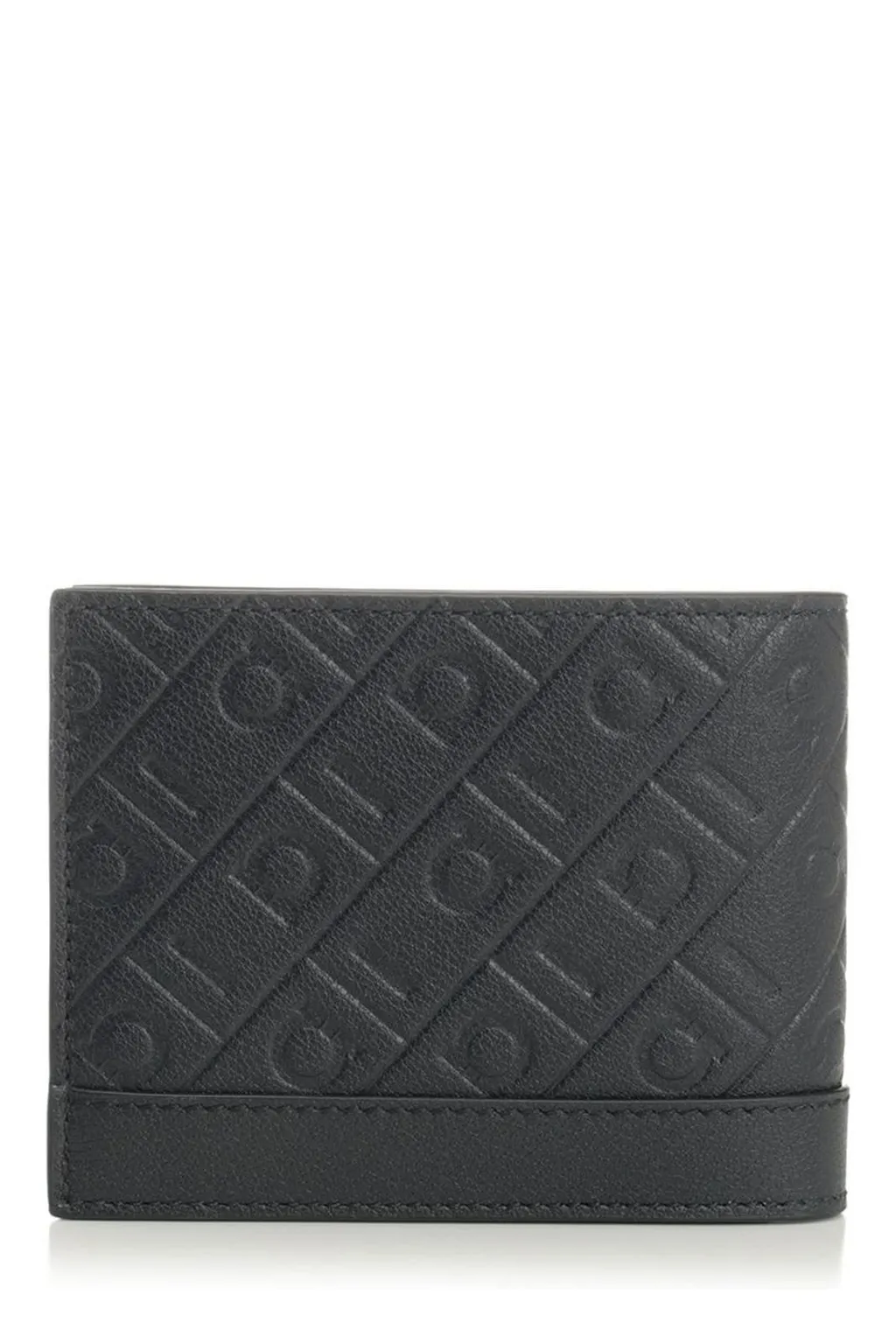 Ferragamo Monogram Dmbossed Bi-Fold Wallet