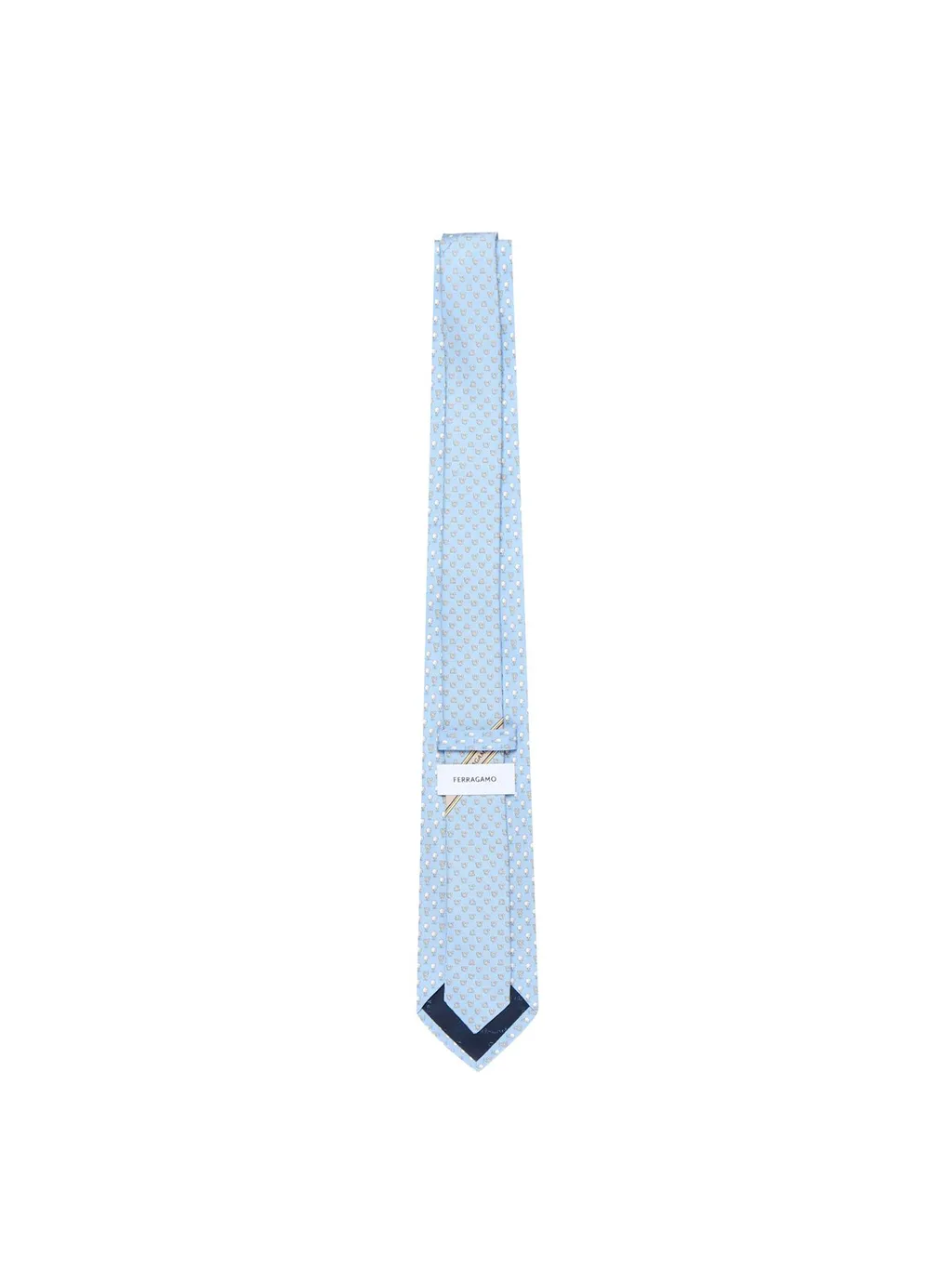 Ferragamo Golf And Gancini Jacquard Tie