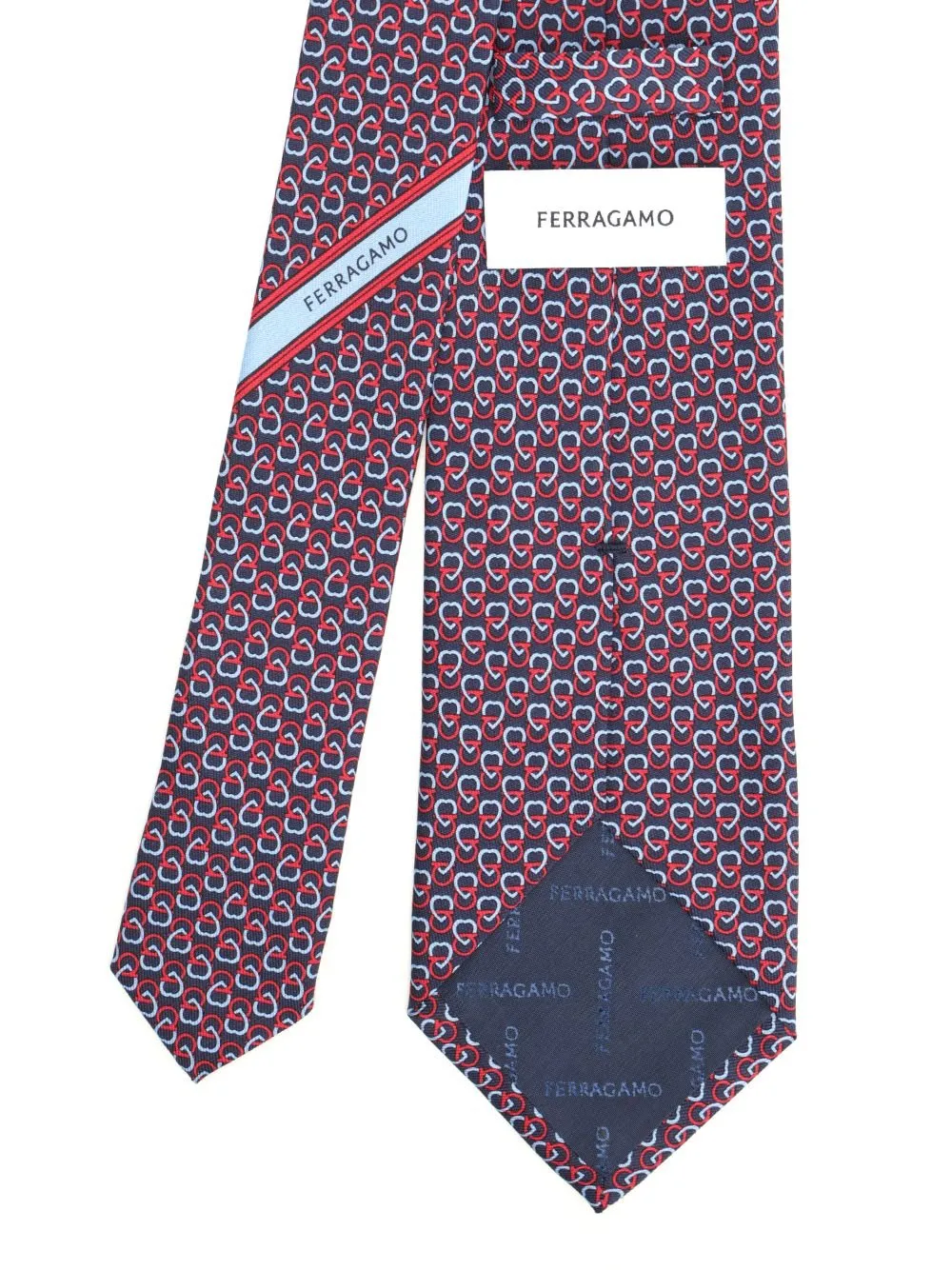 Ferragamo Heart Printed Tie