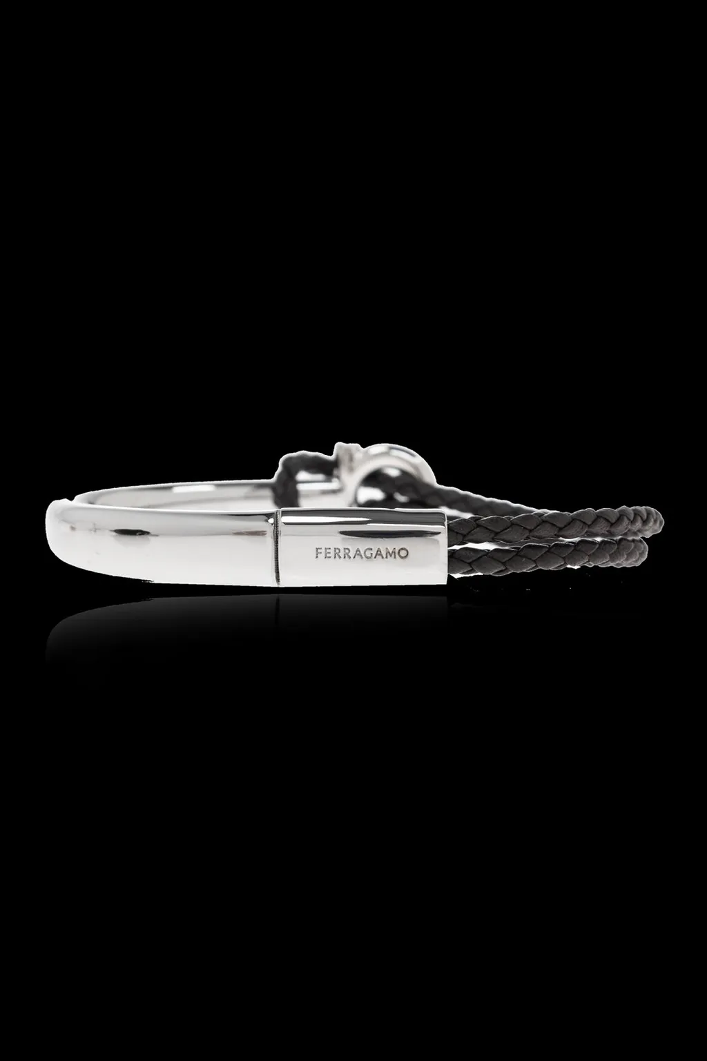 Ferragamo Logo Engraved Bracelet