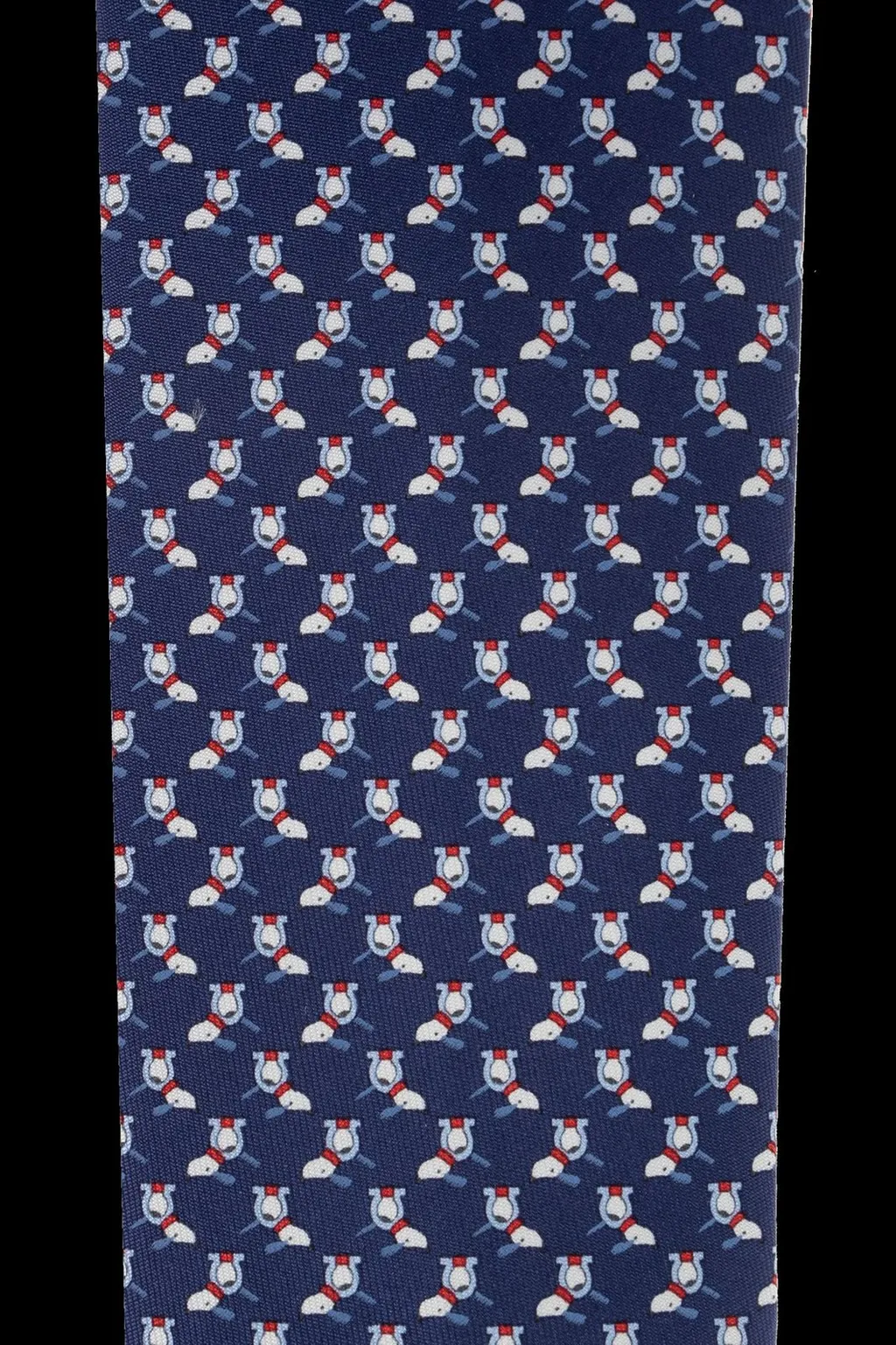 Ferragamo Dogs And Gancios Printed Tie